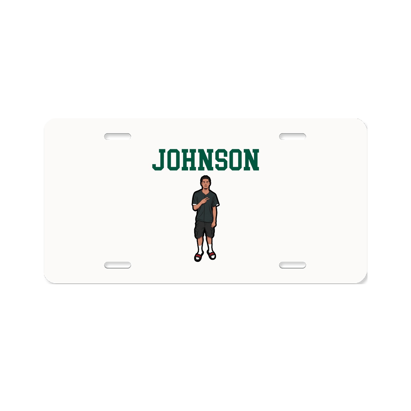 License Plate — Shirsey in Classic