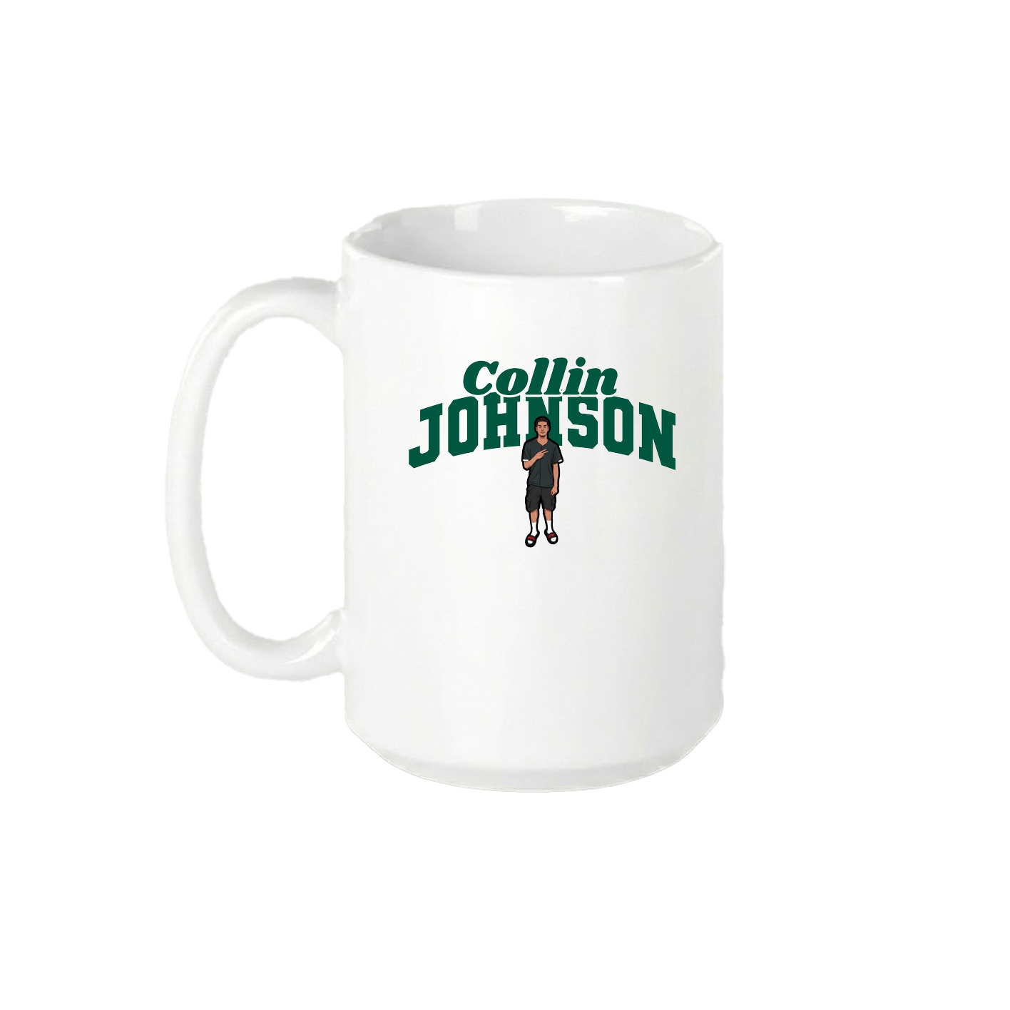 15oz Coffee Mug — Signature Arch in White