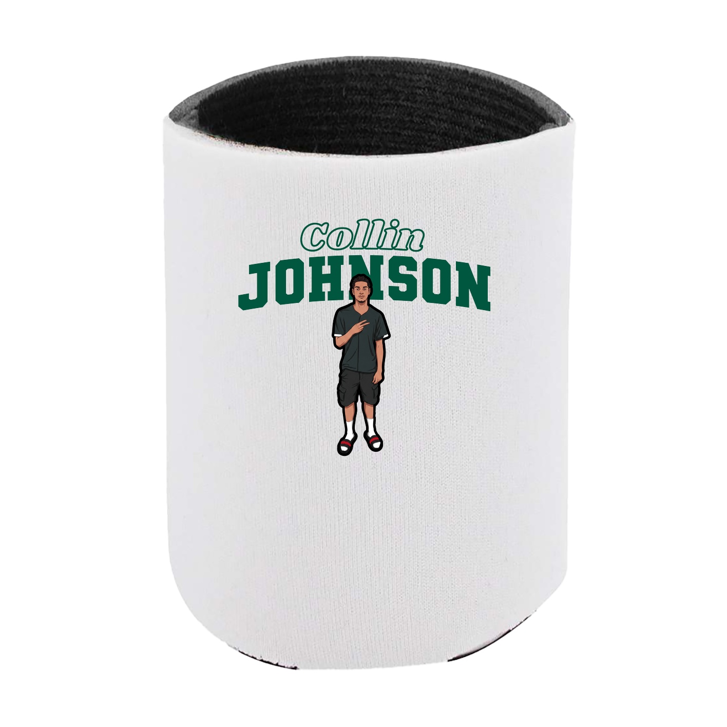 Can Holder — Name Arch in White