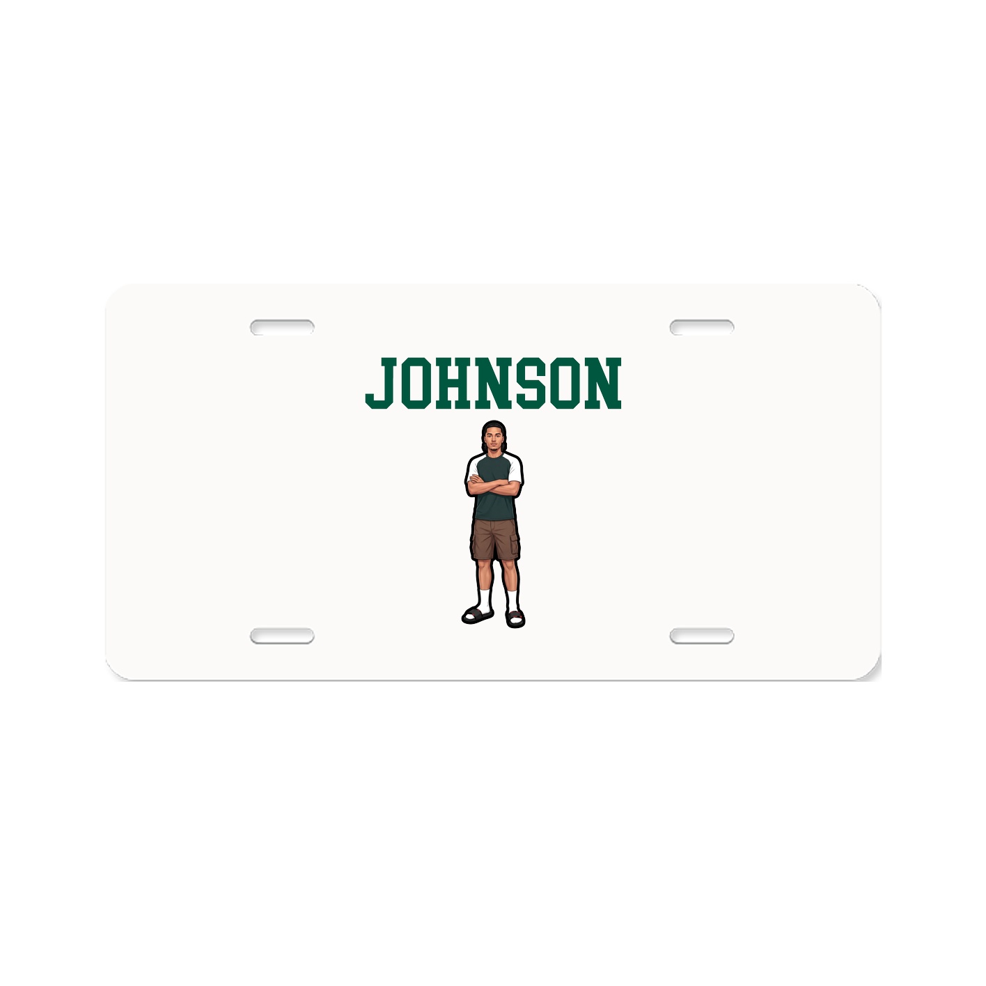 License Plate — Shirsey in Classic