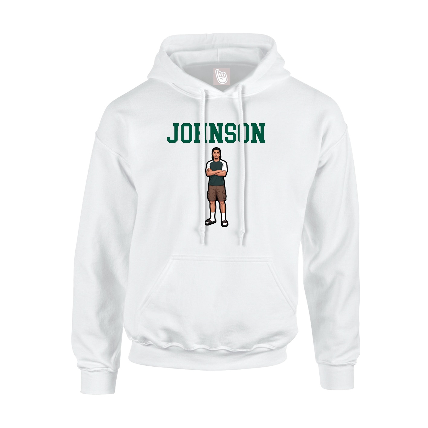 Hoodie — Shirsey in White