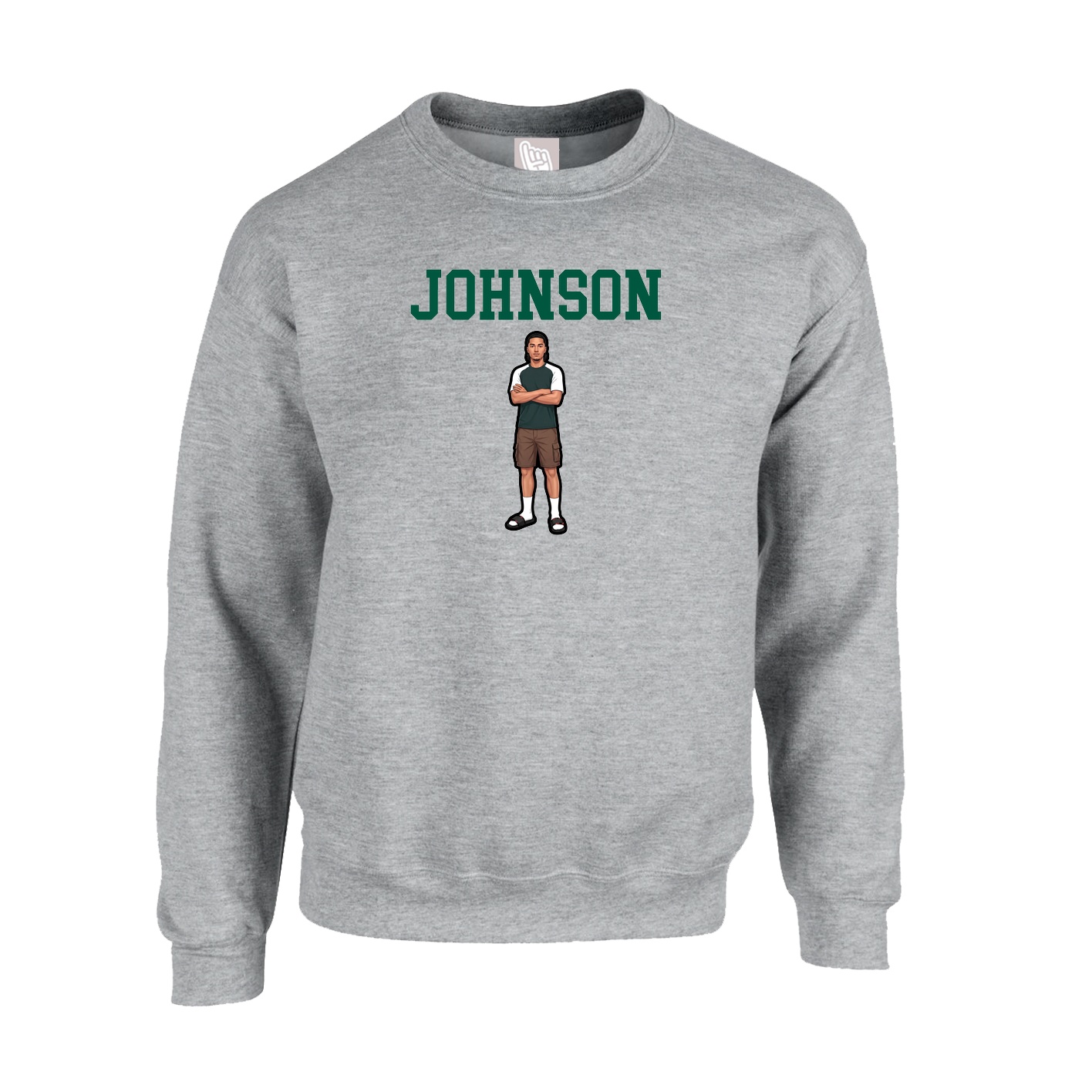 Fleece Crew — Shirsey in Grey
