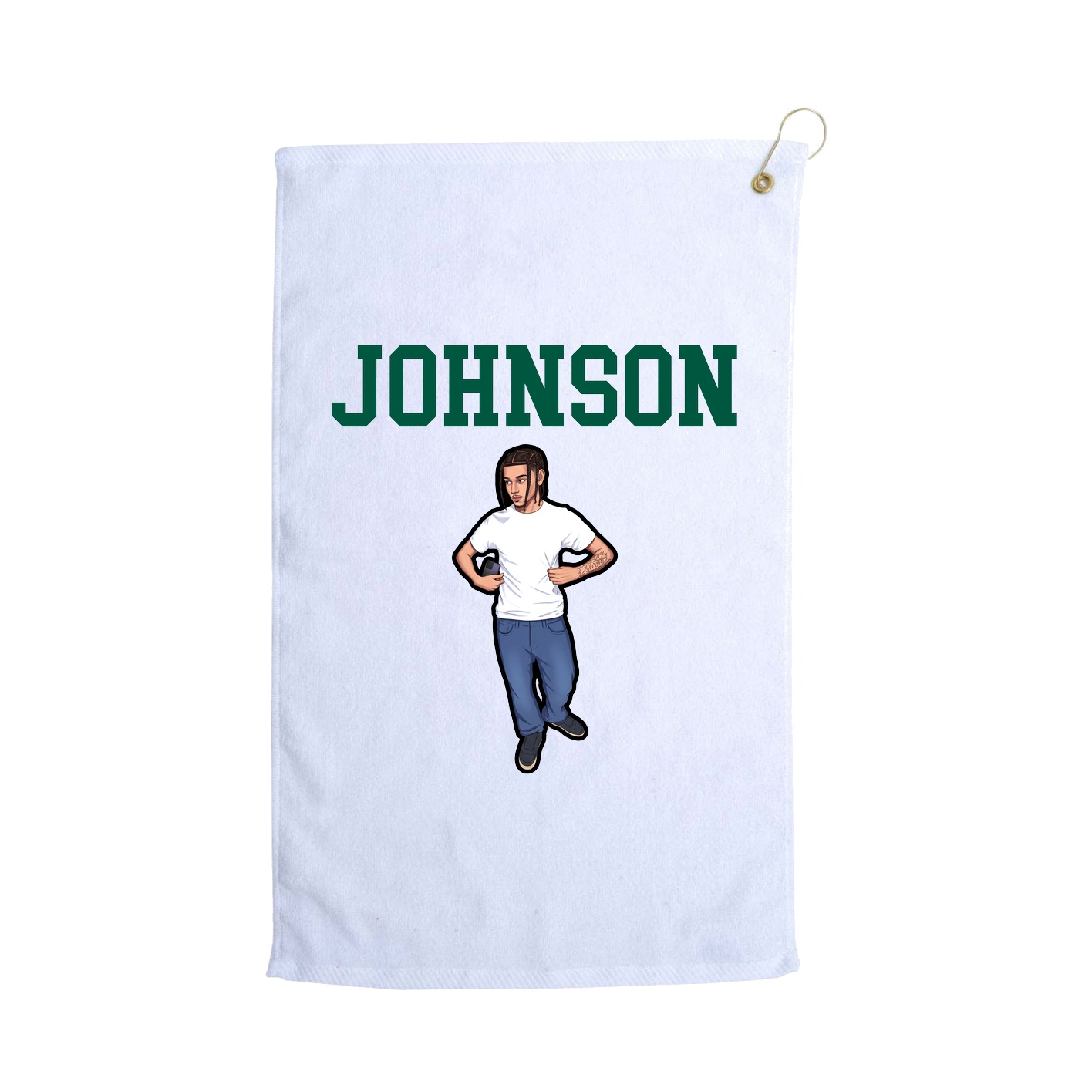 Golf Towel — Shirsey in White