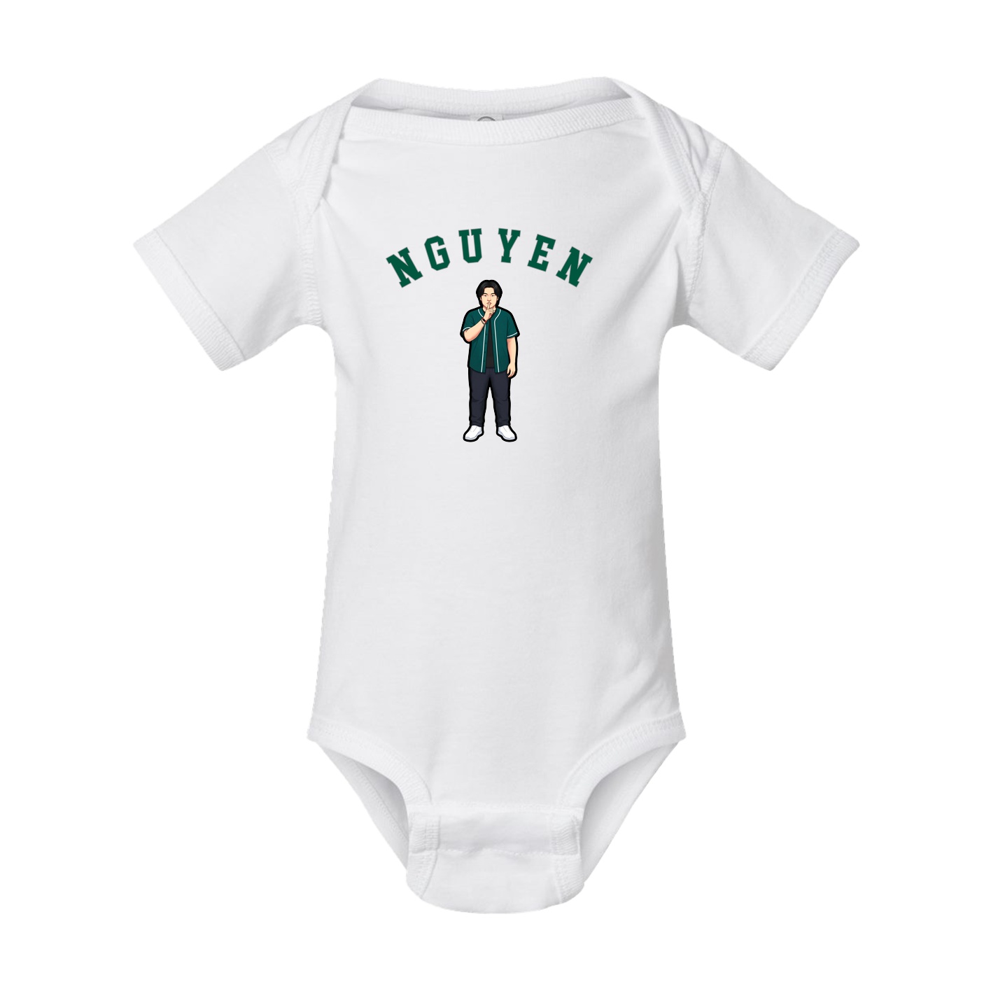 Baby Onesie — Shirsey Arch in White