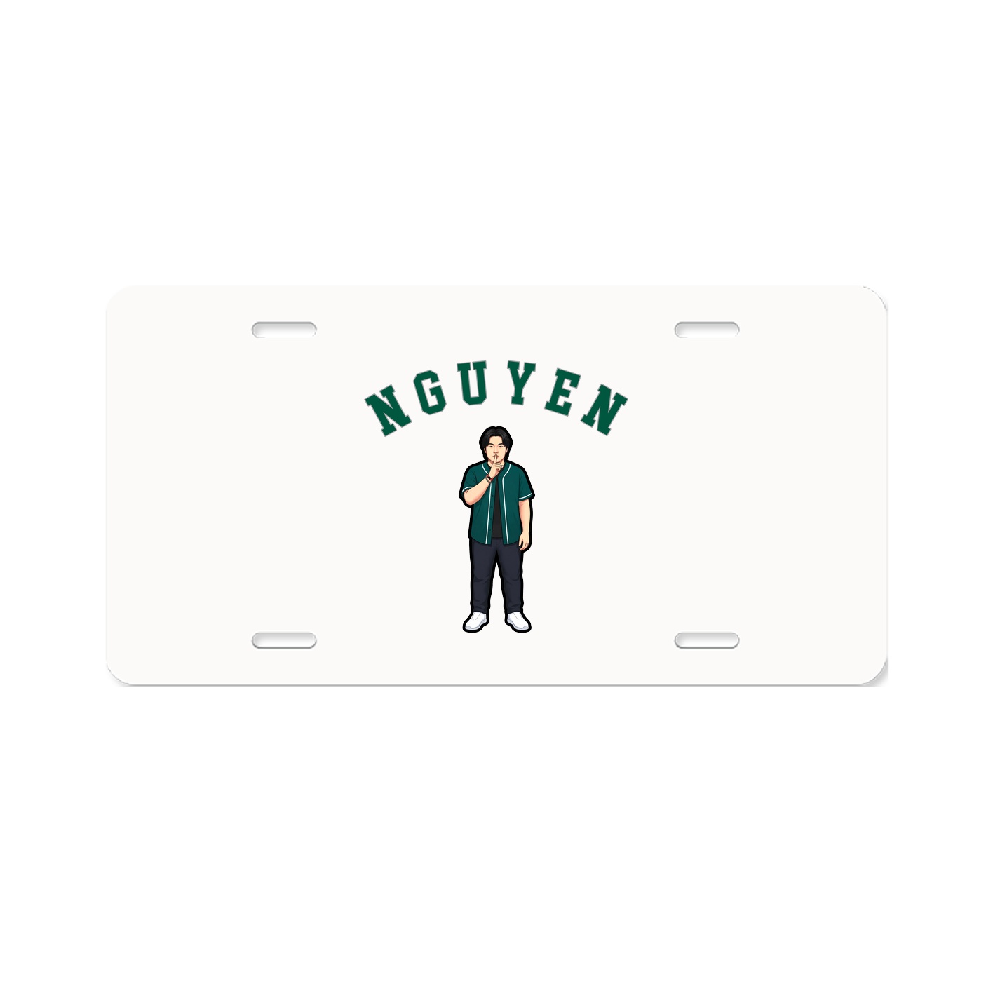 License Plate — Shirsey Arch in Classic