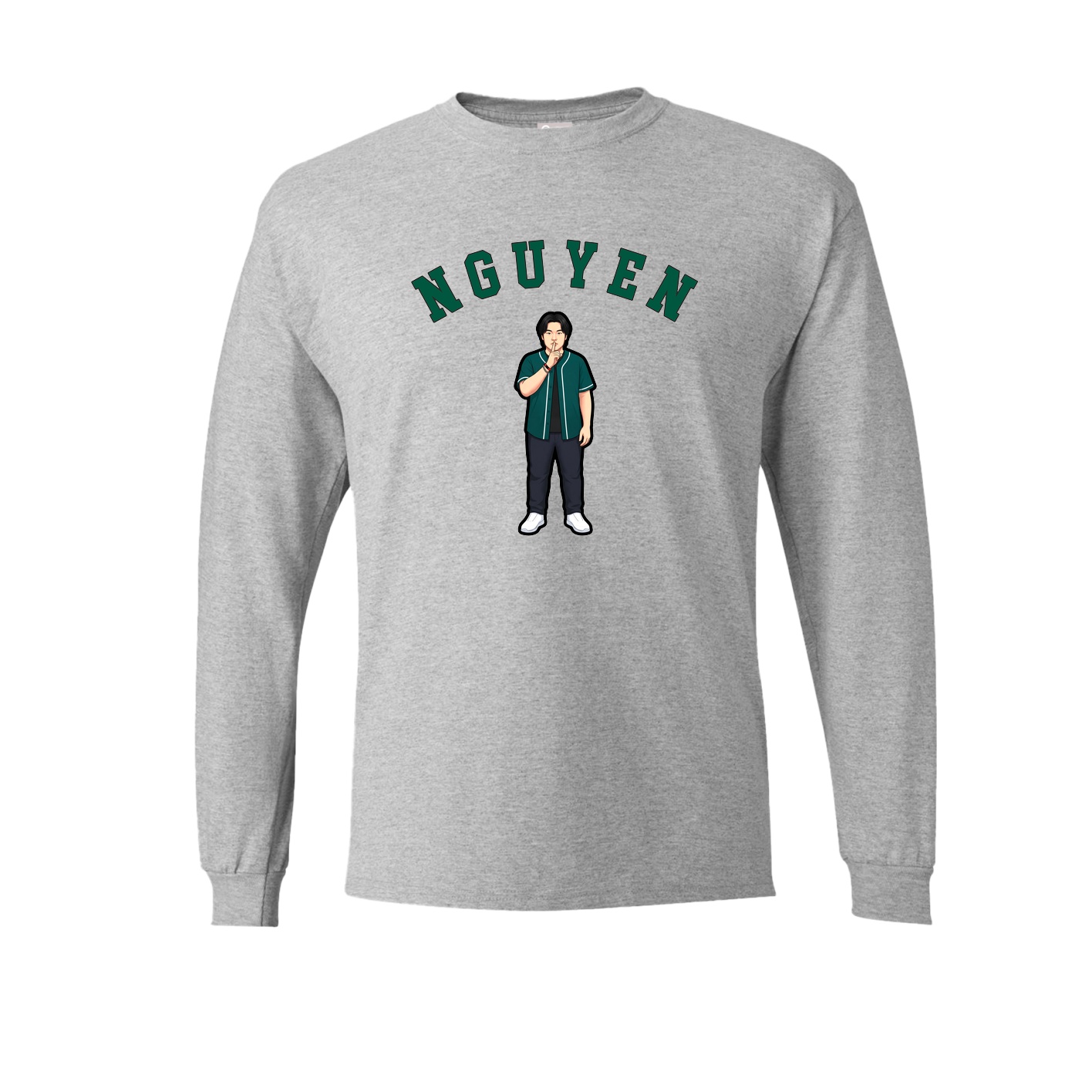 Long Sleeve Tee — Shirsey Arch in Grey