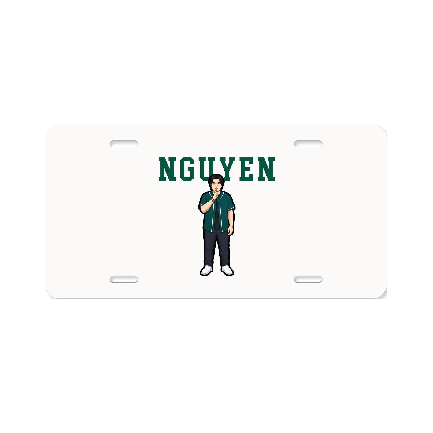 License Plate — Shirsey in Classic