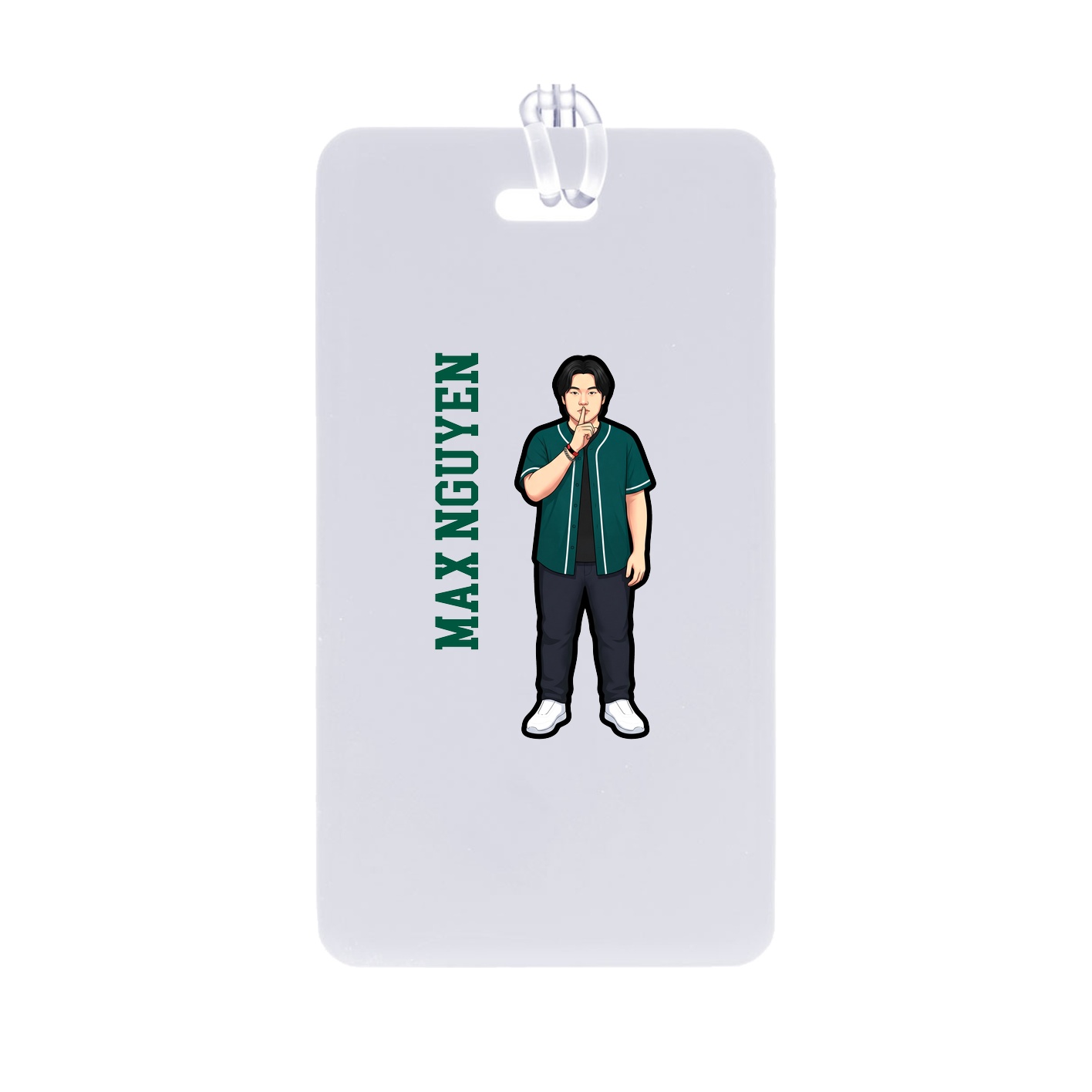 Bag Tag — Name Vertical in Classic