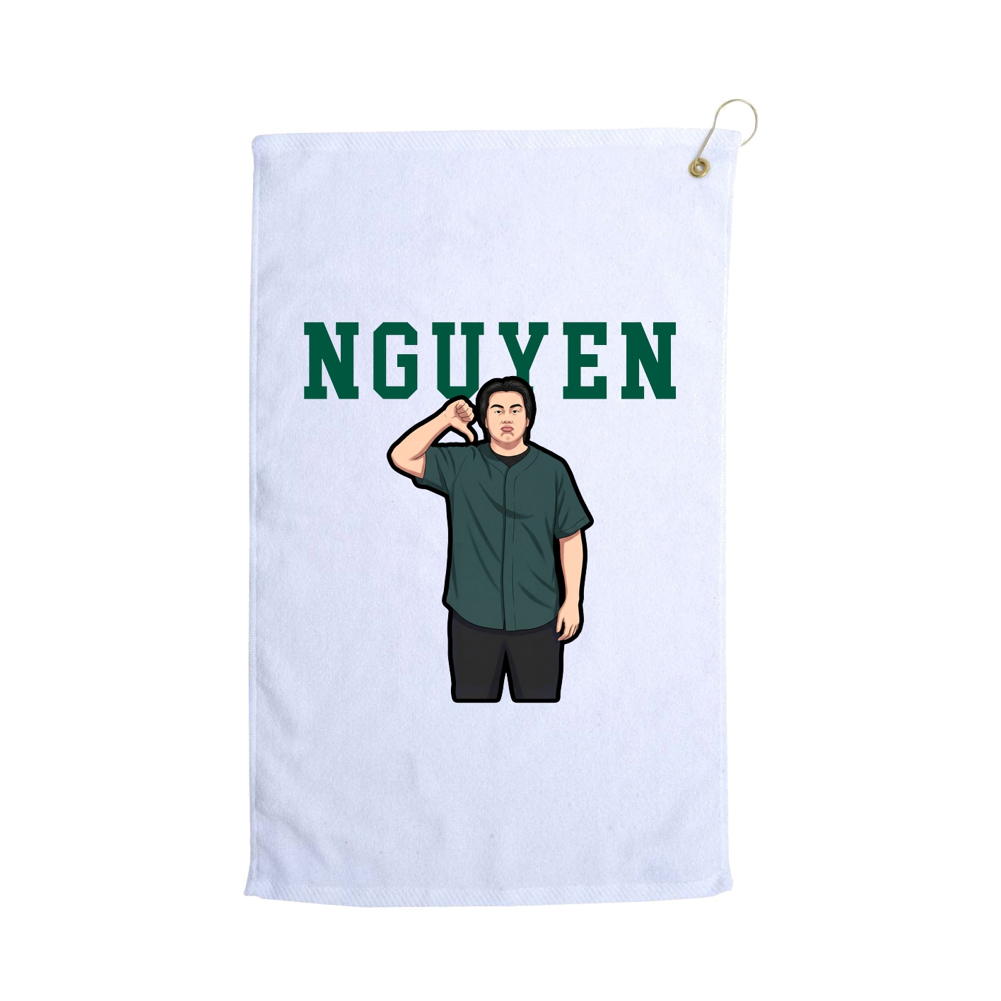 Golf Towel — Shirsey in White