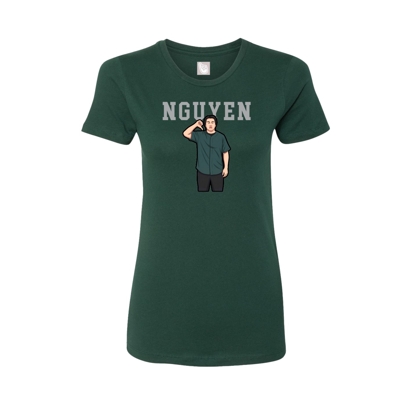 Fitted Women's Tee — Shirsey in Green