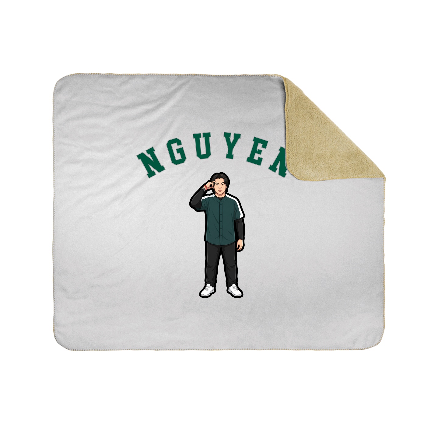 Throw Blanket — Shirsey Arch in White