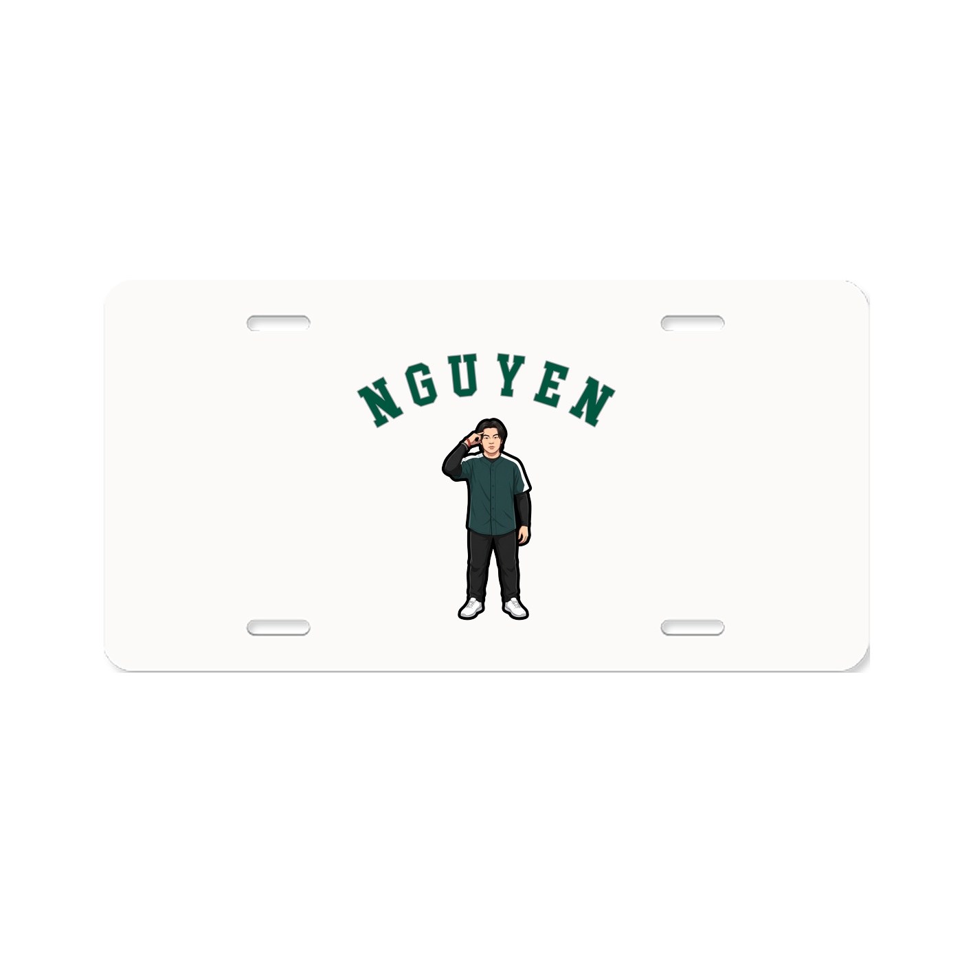 License Plate — Shirsey Arch in Classic