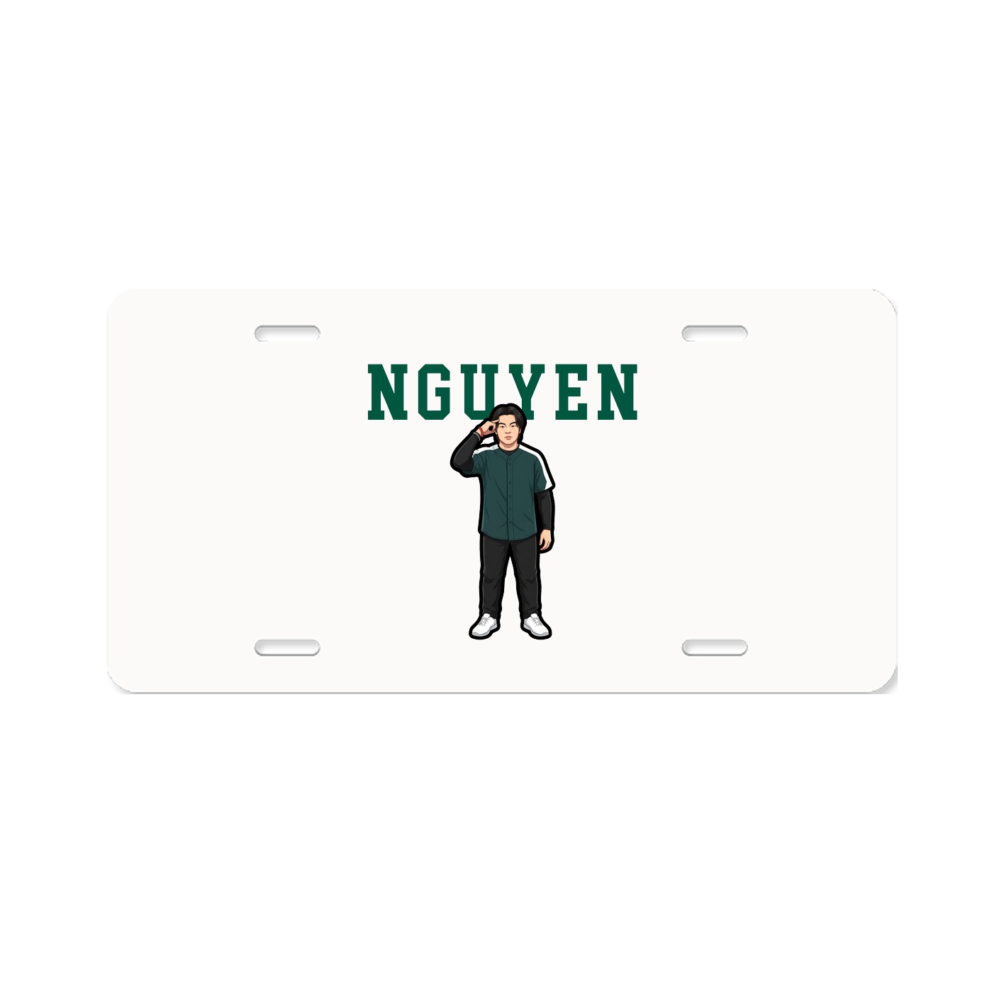 License Plate — Shirsey in Classic