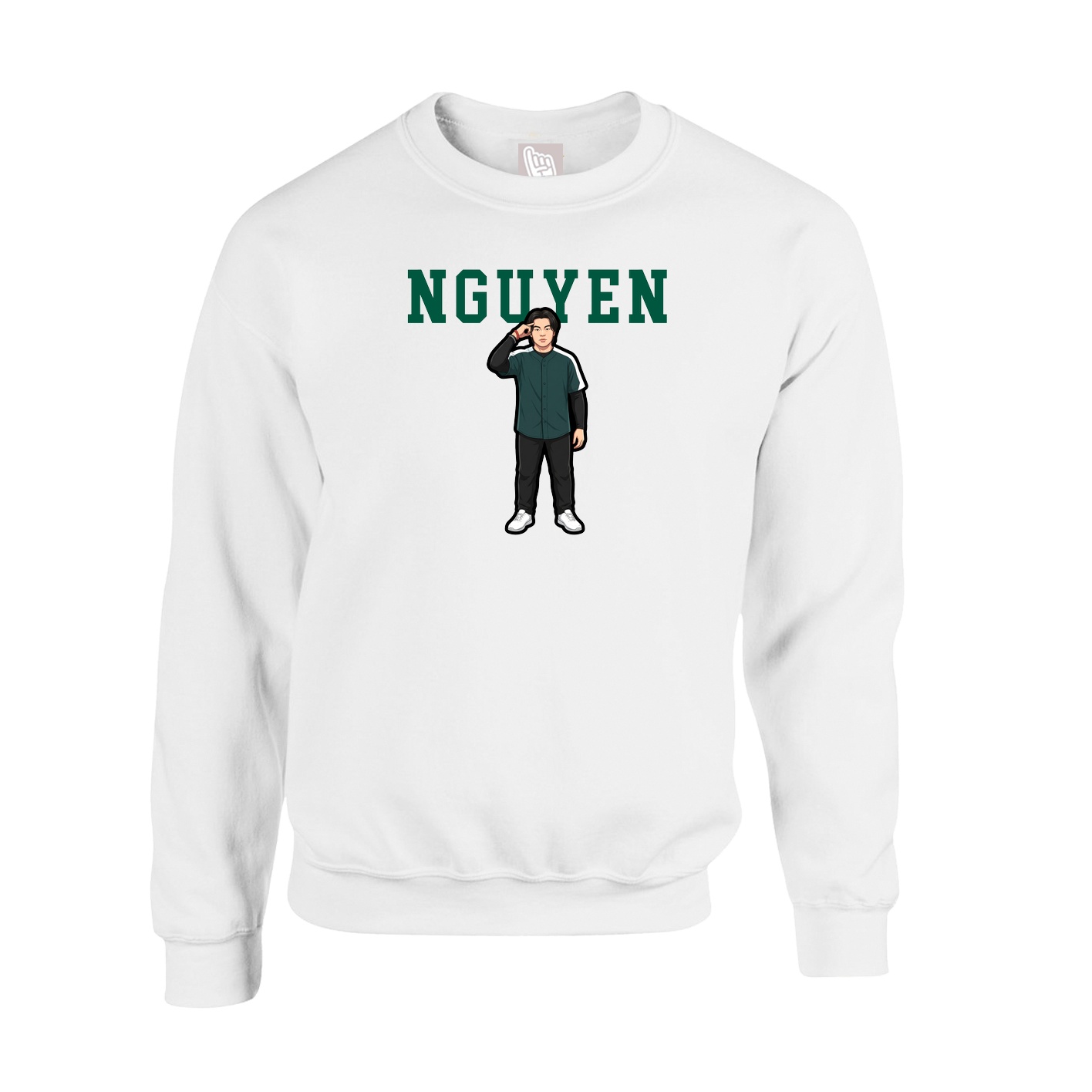 Fleece Crew — Shirsey in White