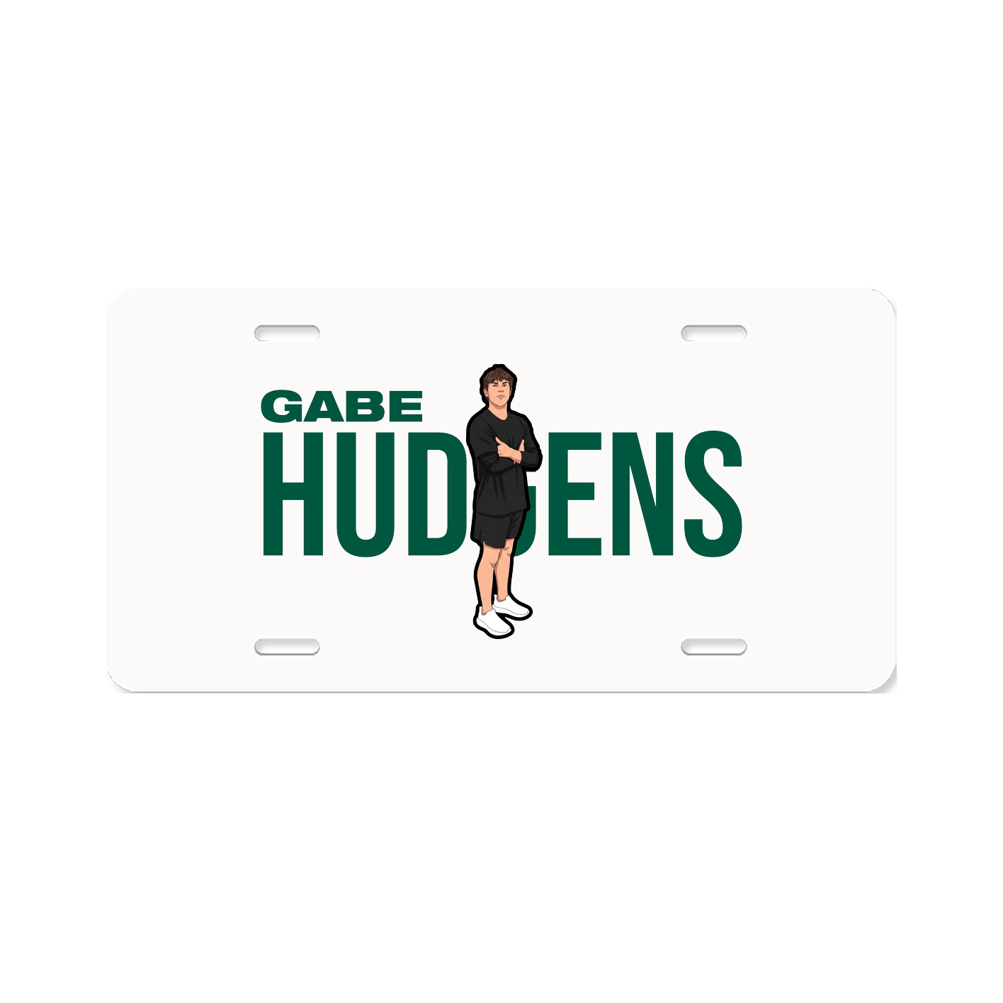 License Plate — Player Name in Classic