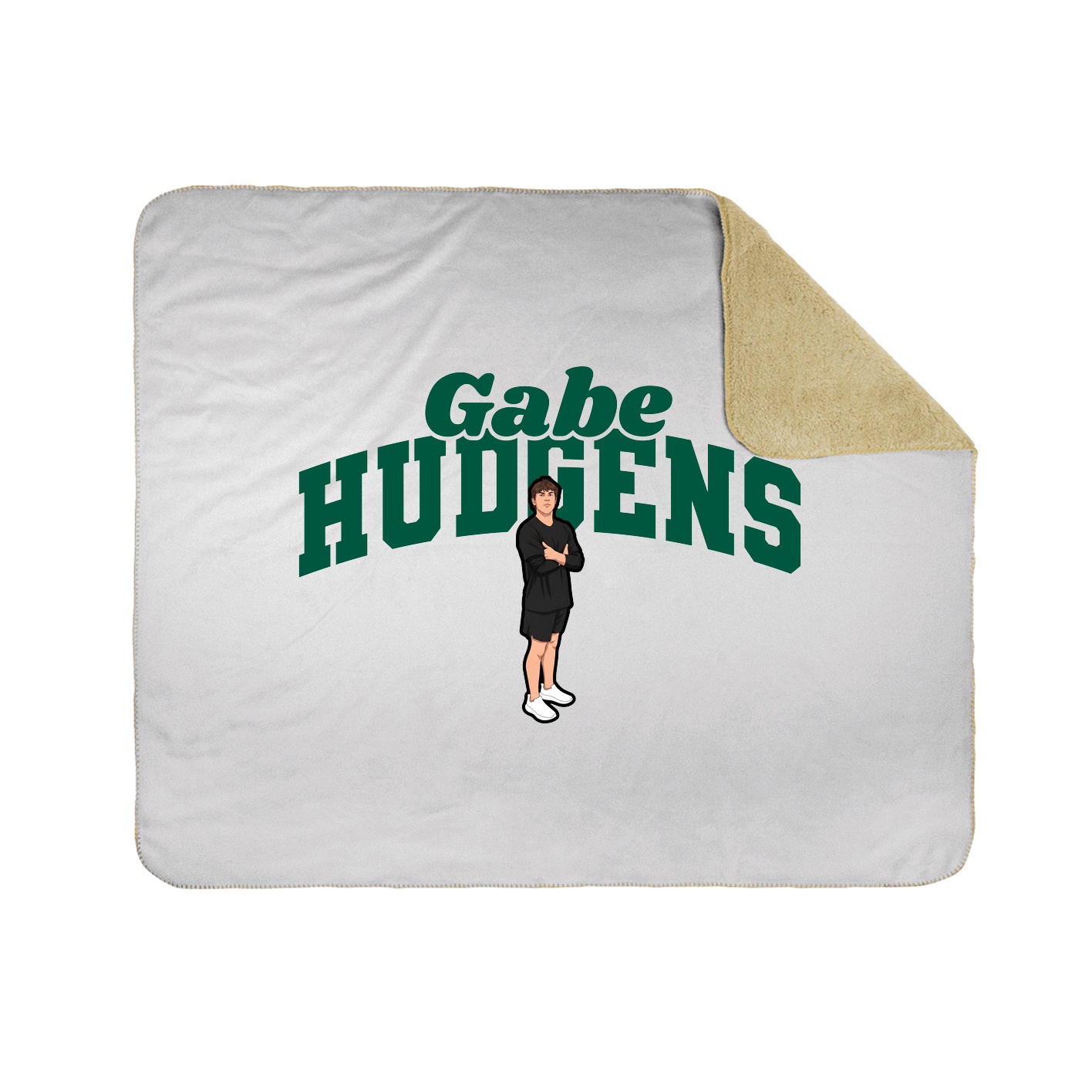 Throw Blanket — Signature Arch in White