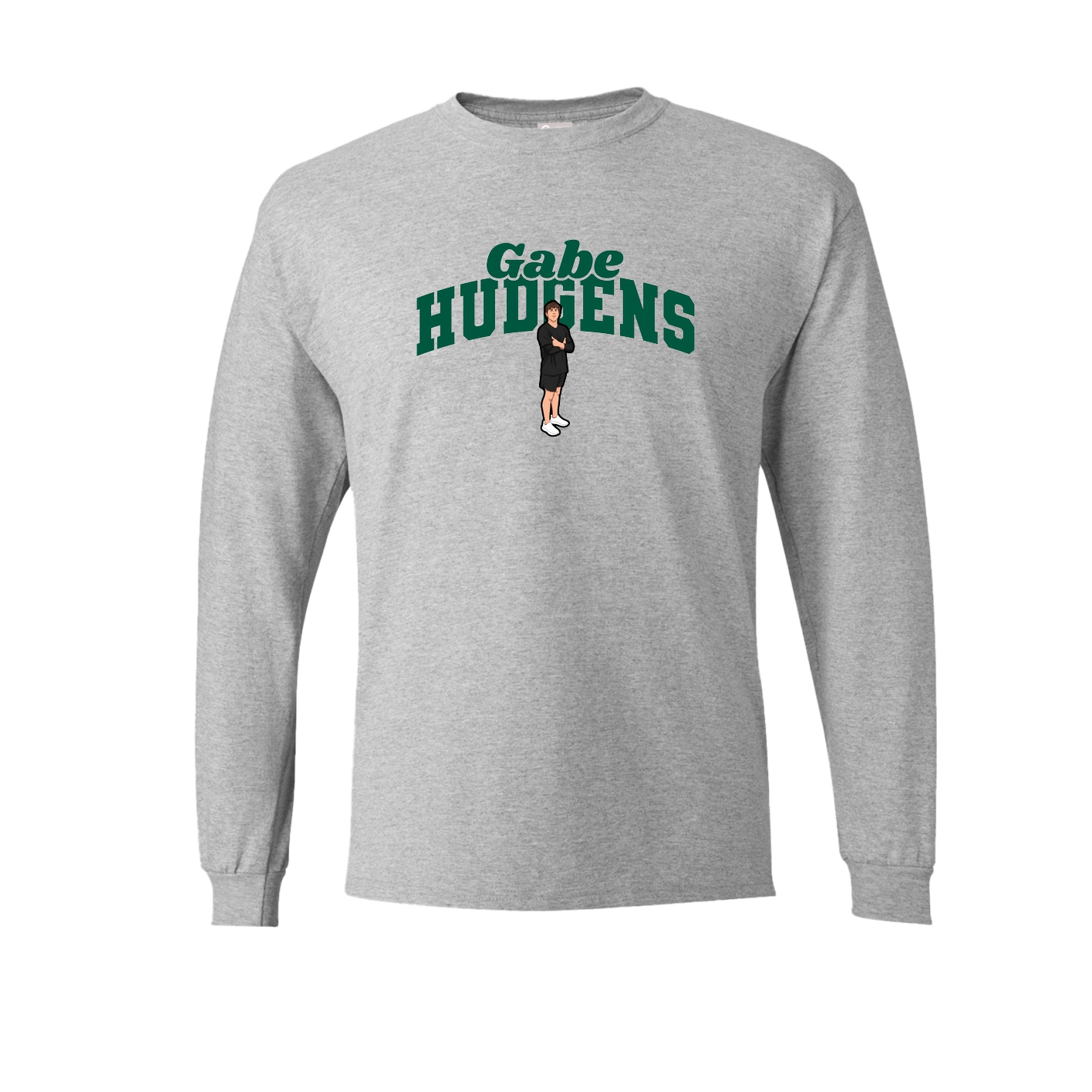 Long Sleeve Tee — Signature Arch in Grey