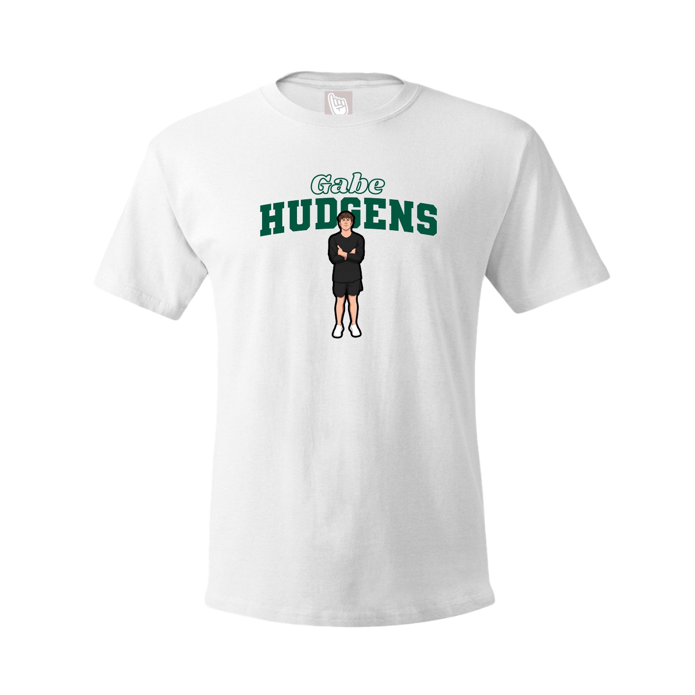 Tee — Name Arch in White