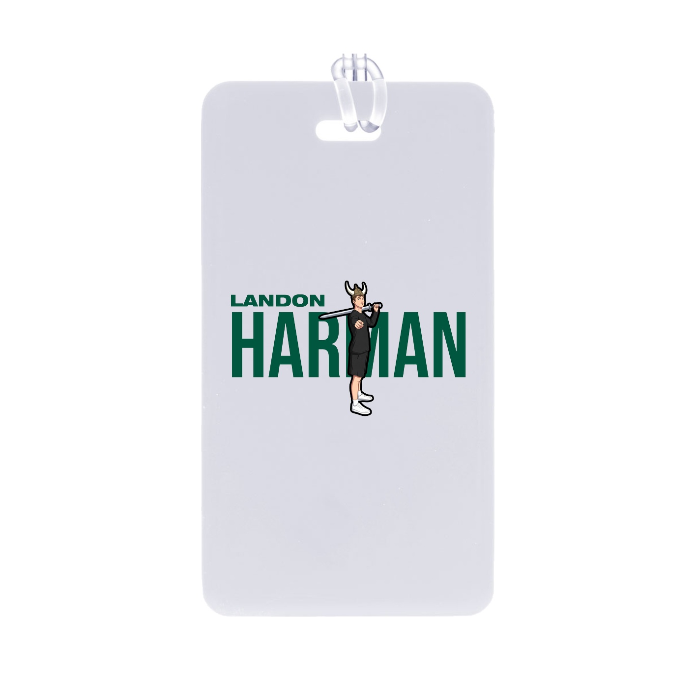Bag Tag — Player Name in Classic