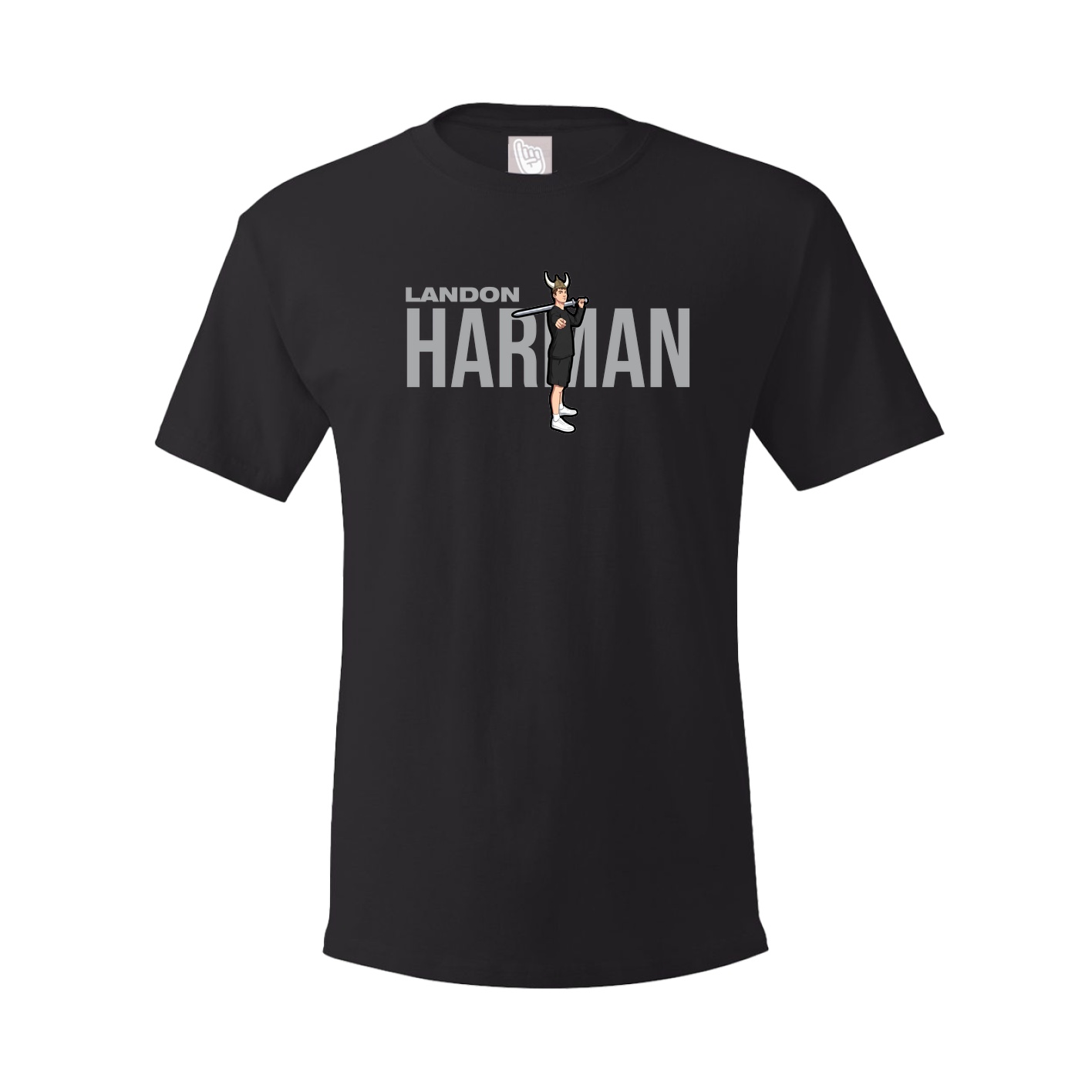 Youth Tee — Player Name in Black