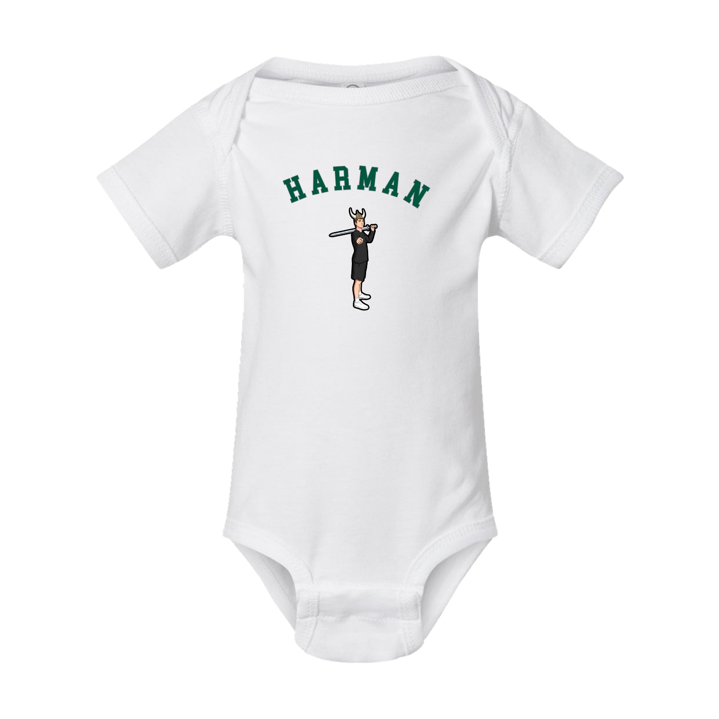 Baby Onesie — Shirsey Arch in White