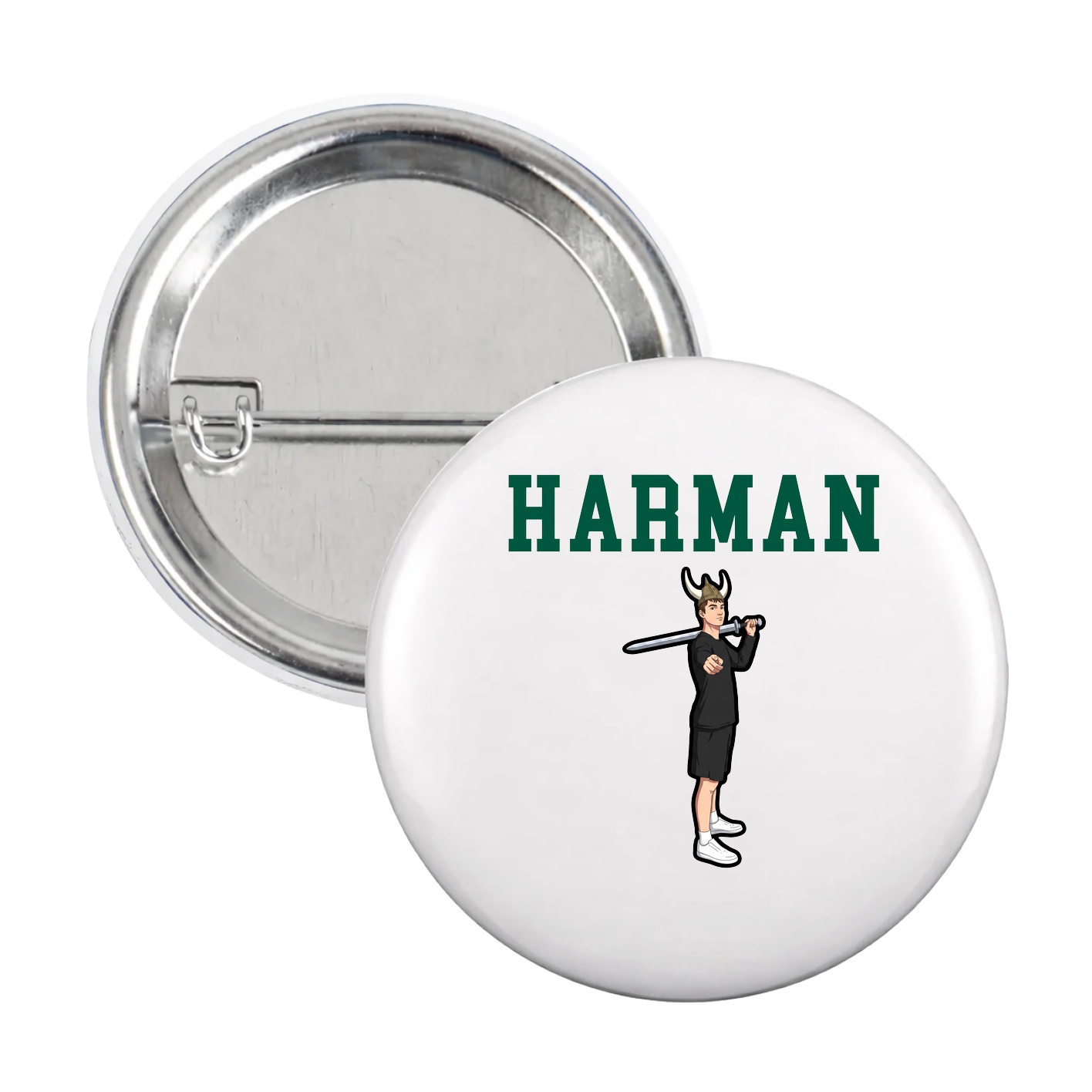 Game Day Button — Shirsey in White