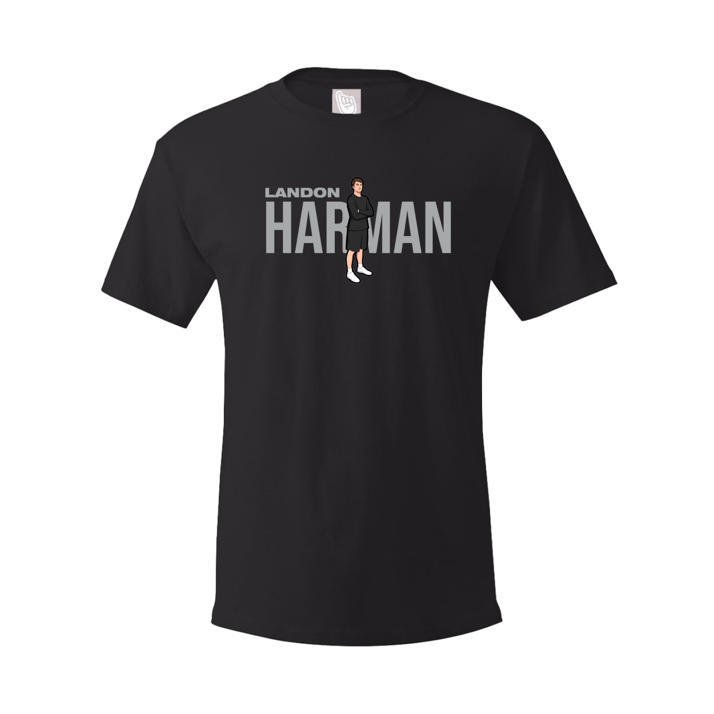 Youth Tee — Player Name in Black