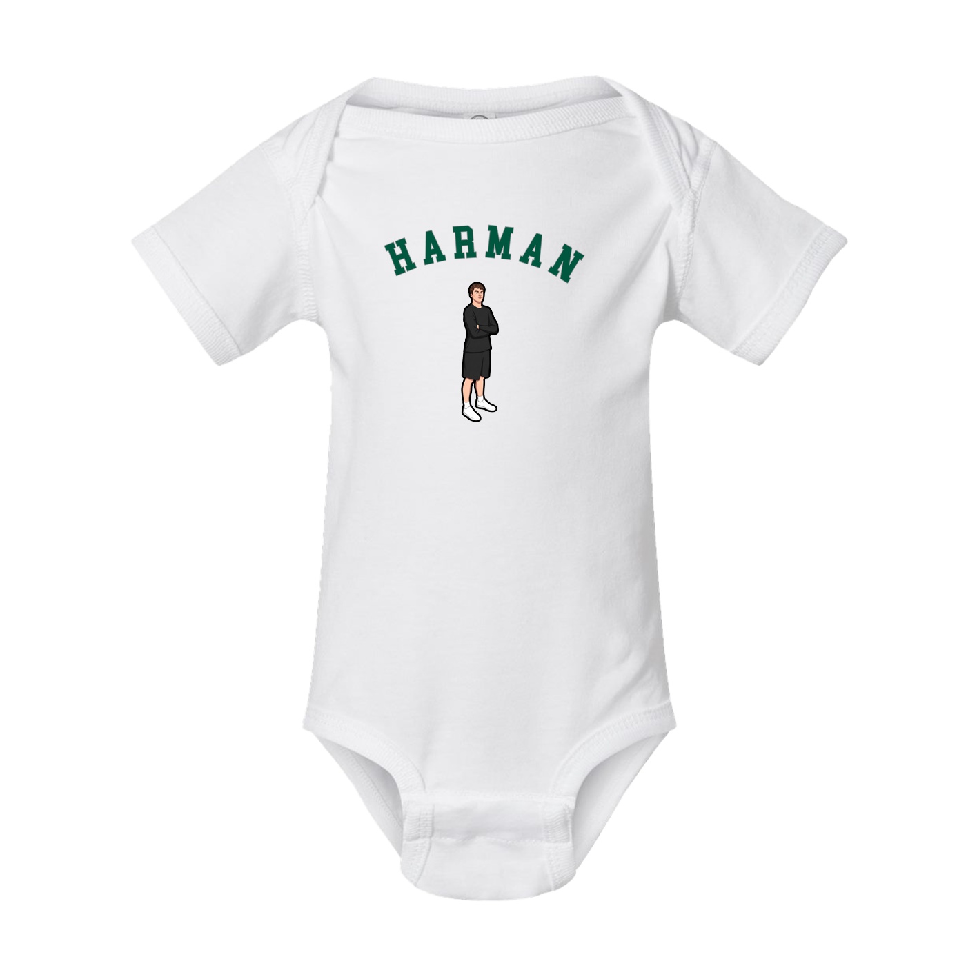 Baby Onesie — Shirsey Arch in White