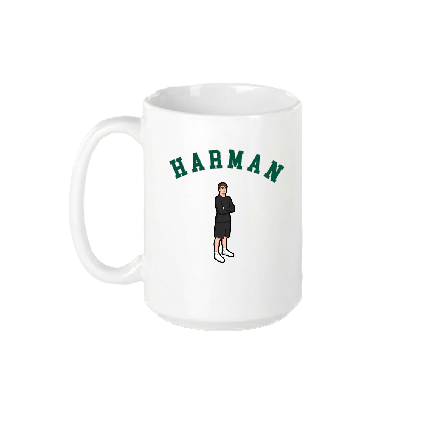 15oz Coffee Mug — Shirsey Arch in White
