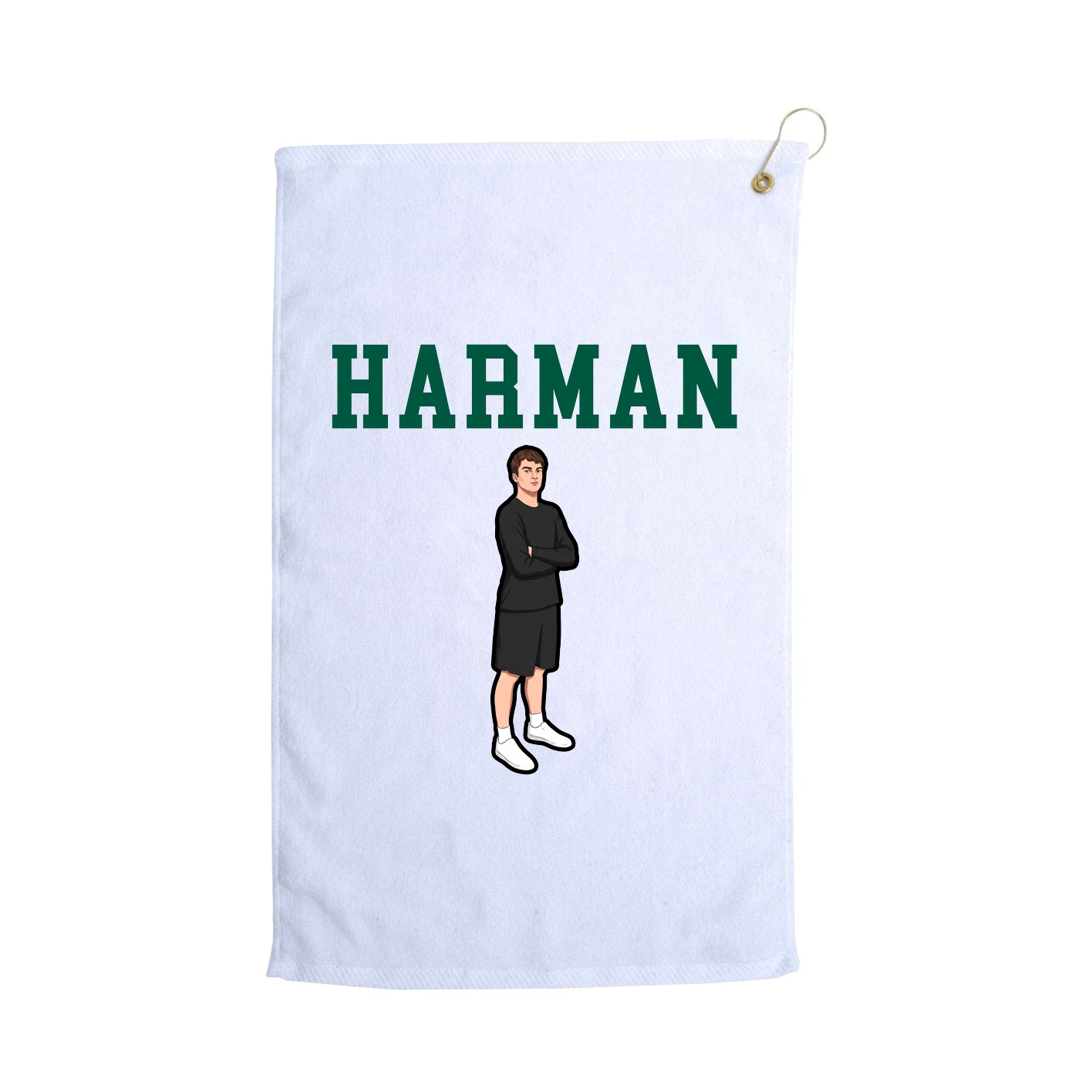Golf Towel — Shirsey in White