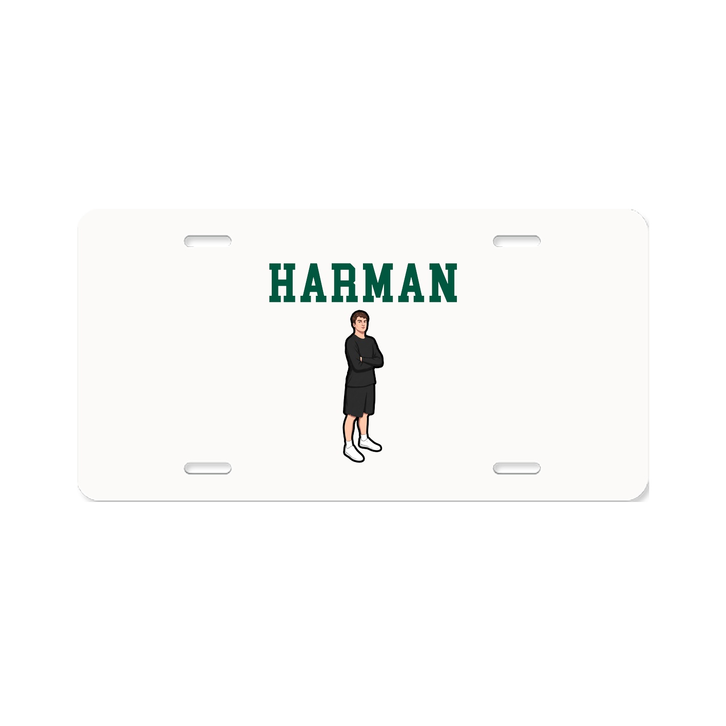License Plate — Shirsey in Classic