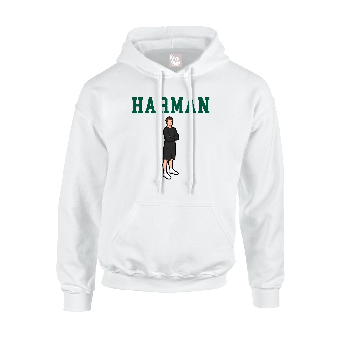 Youth Hoodie — Shirsey in White