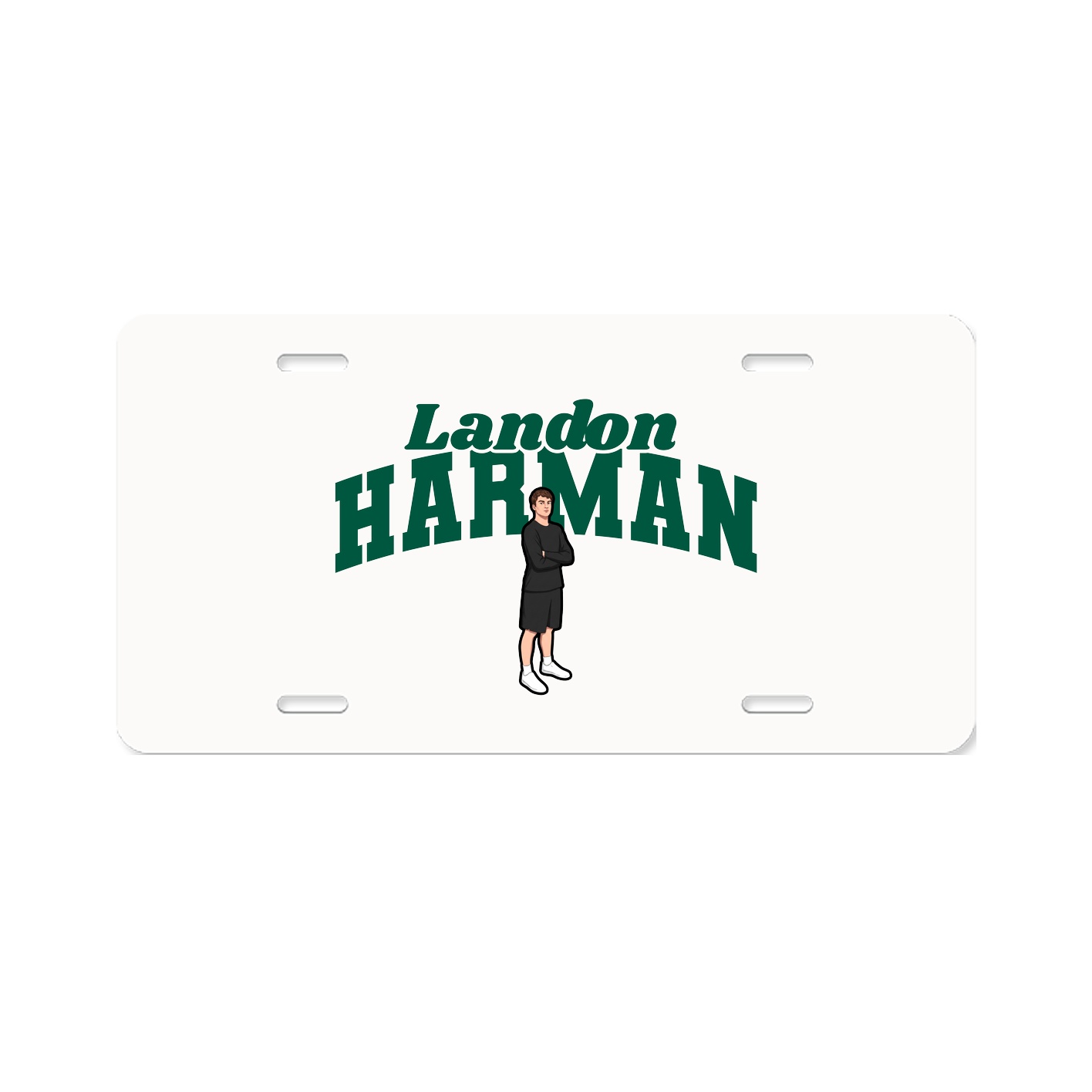 License Plate — Signature Arch in Classic