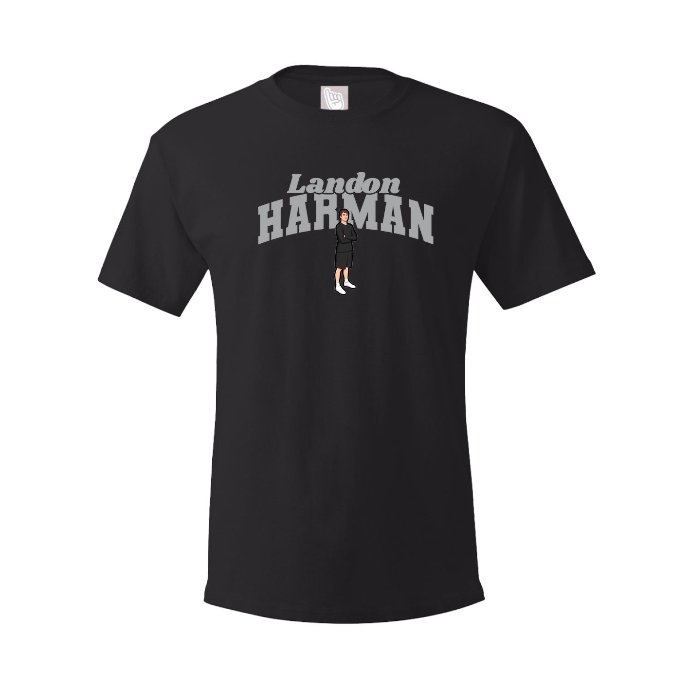Tee — Signature Arch in Black