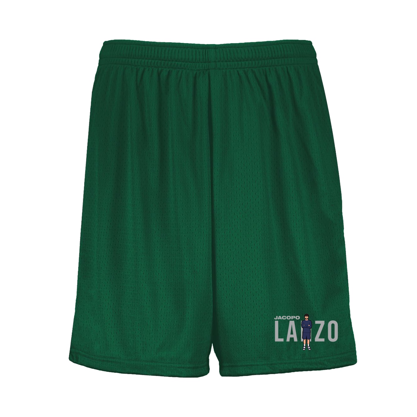 Shorts — Player Name in Green