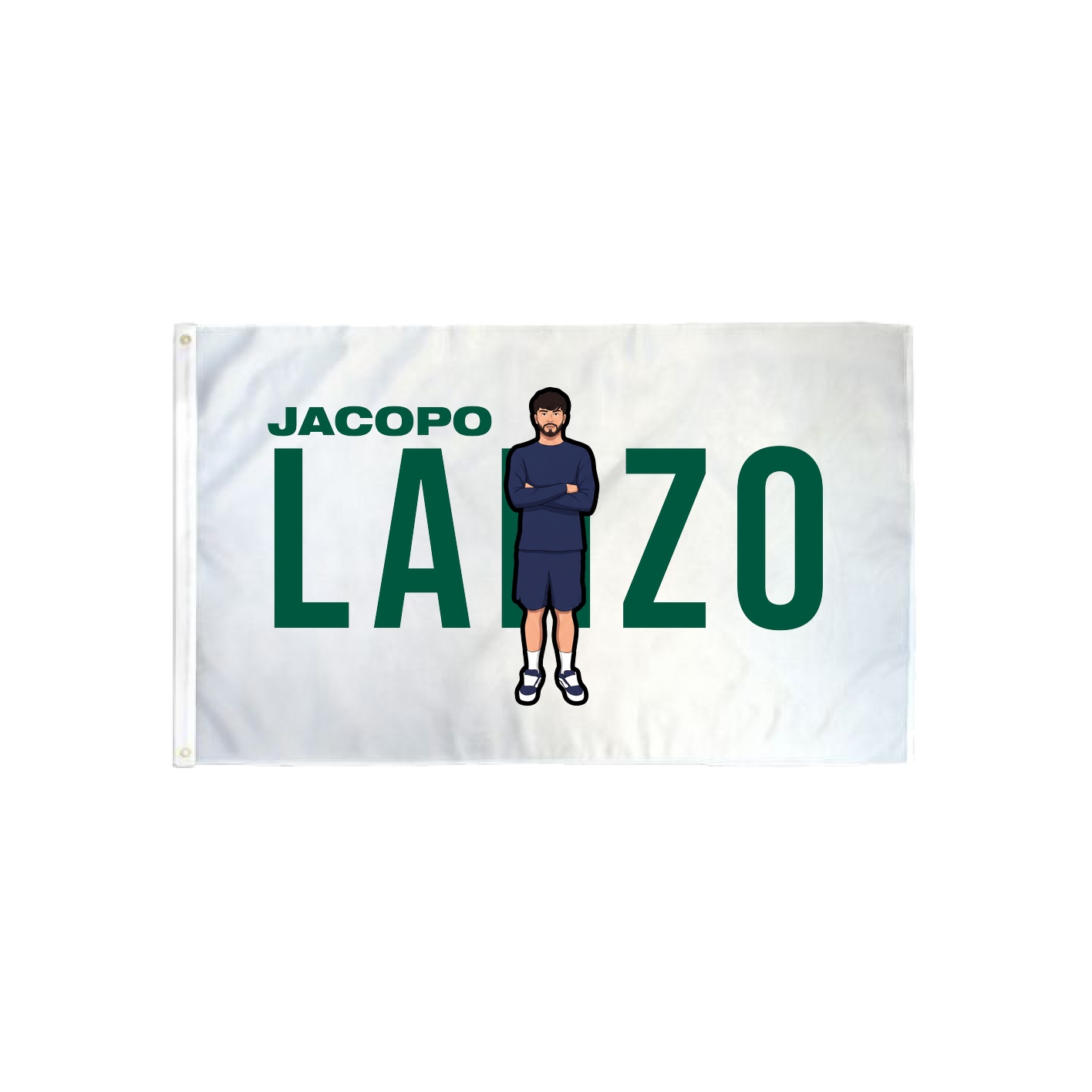 3x5 Flag — Player Name in Classic
