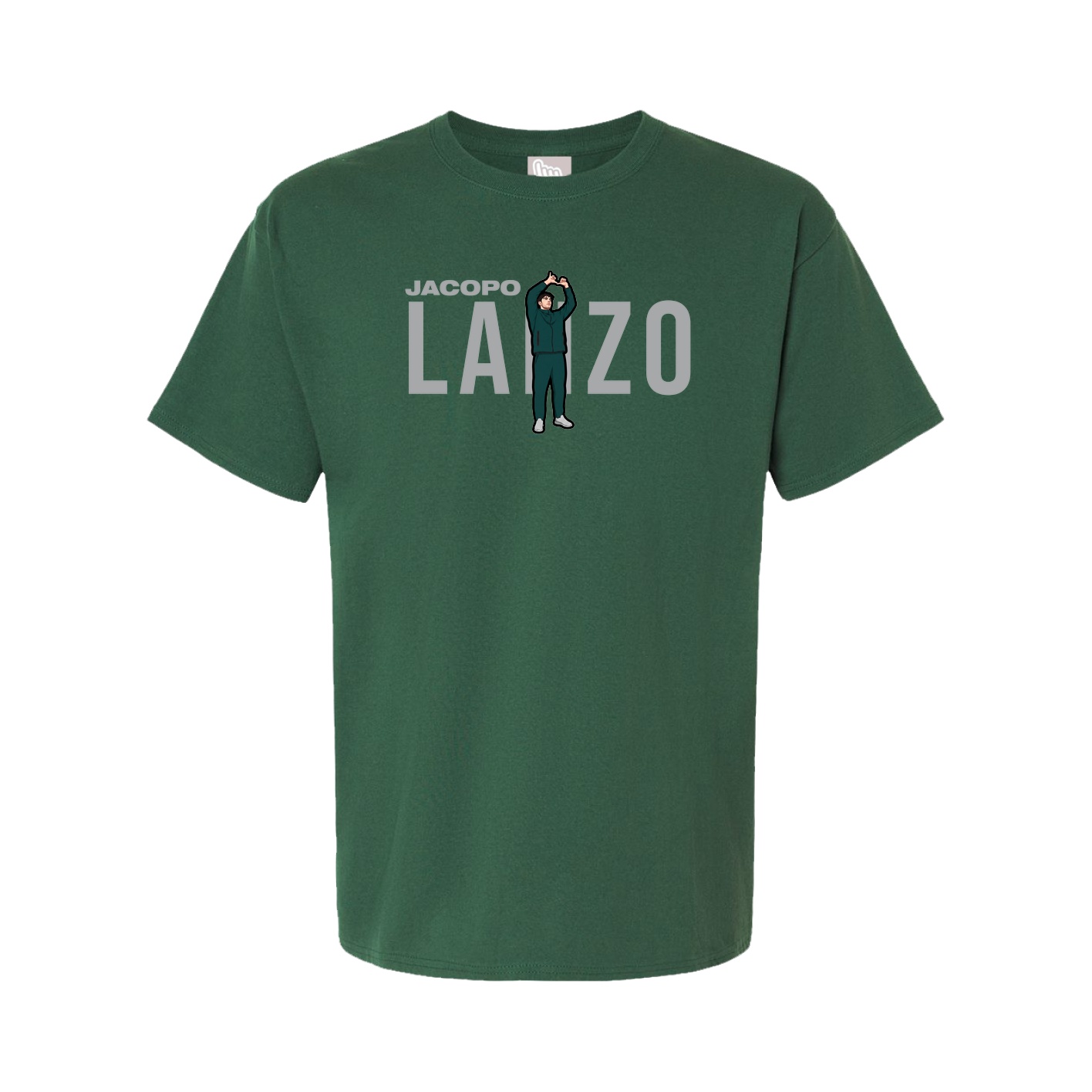 Youth Tee — Player Name in Green
