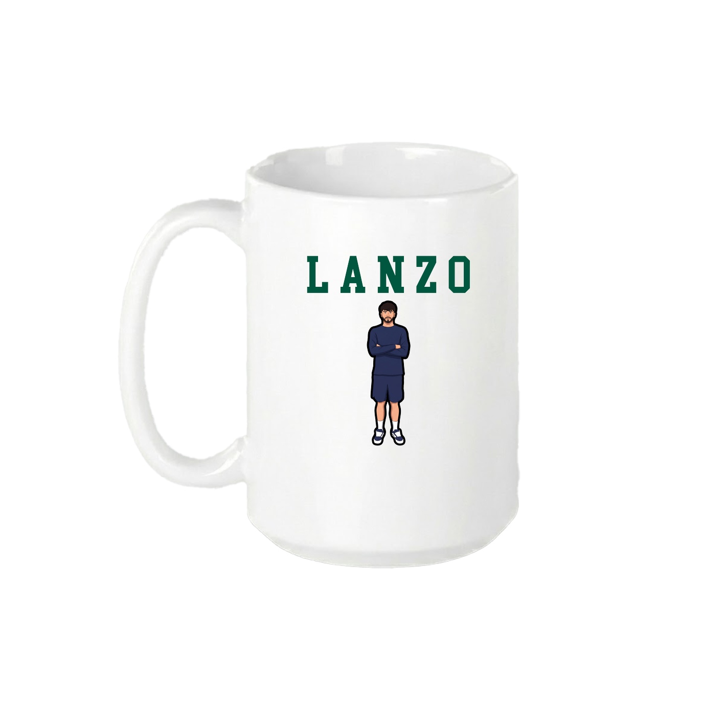 15oz Coffee Mug — Shirsey in White