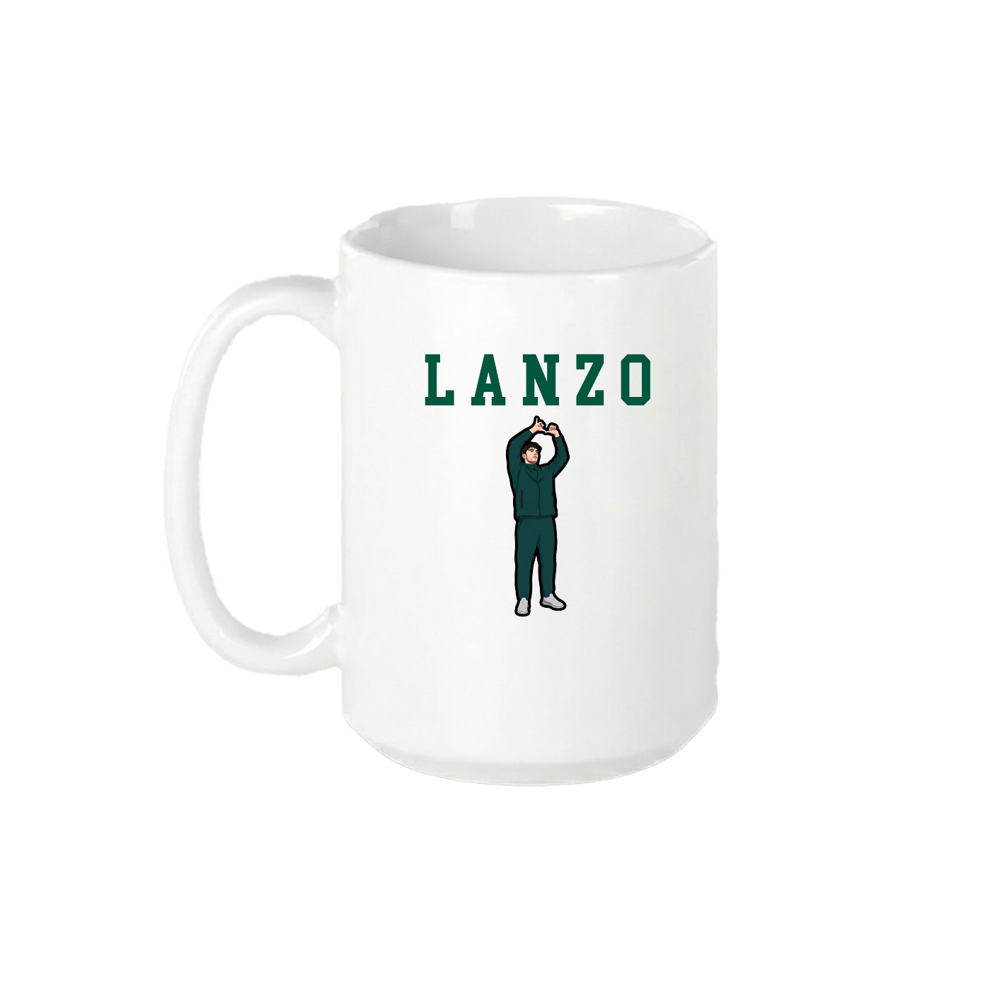 15oz Coffee Mug — Shirsey in White