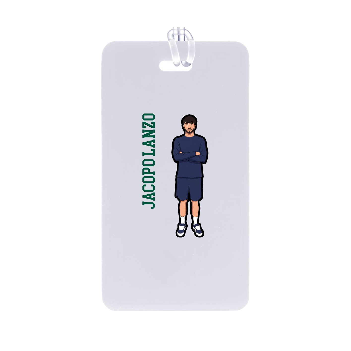 Bag Tag — Name Vertical in Classic