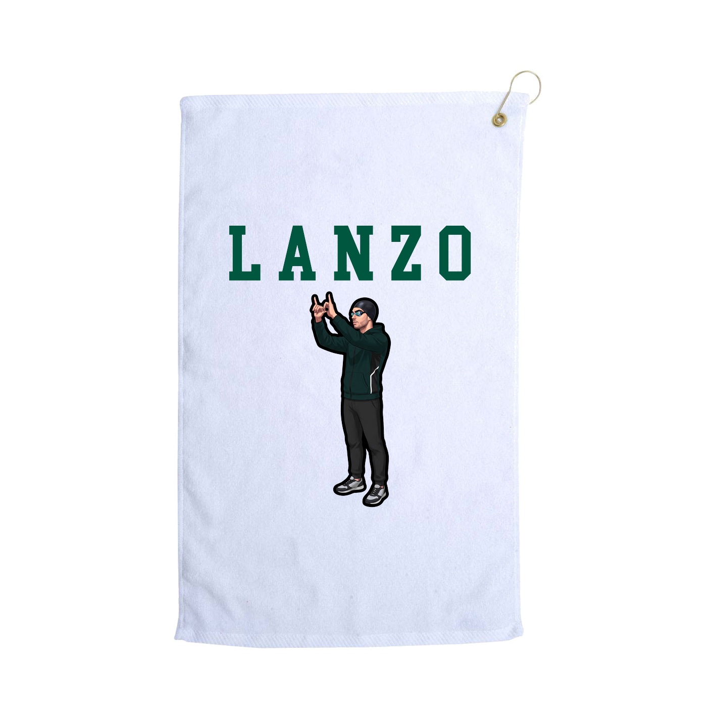 Golf Towel — Shirsey in White
