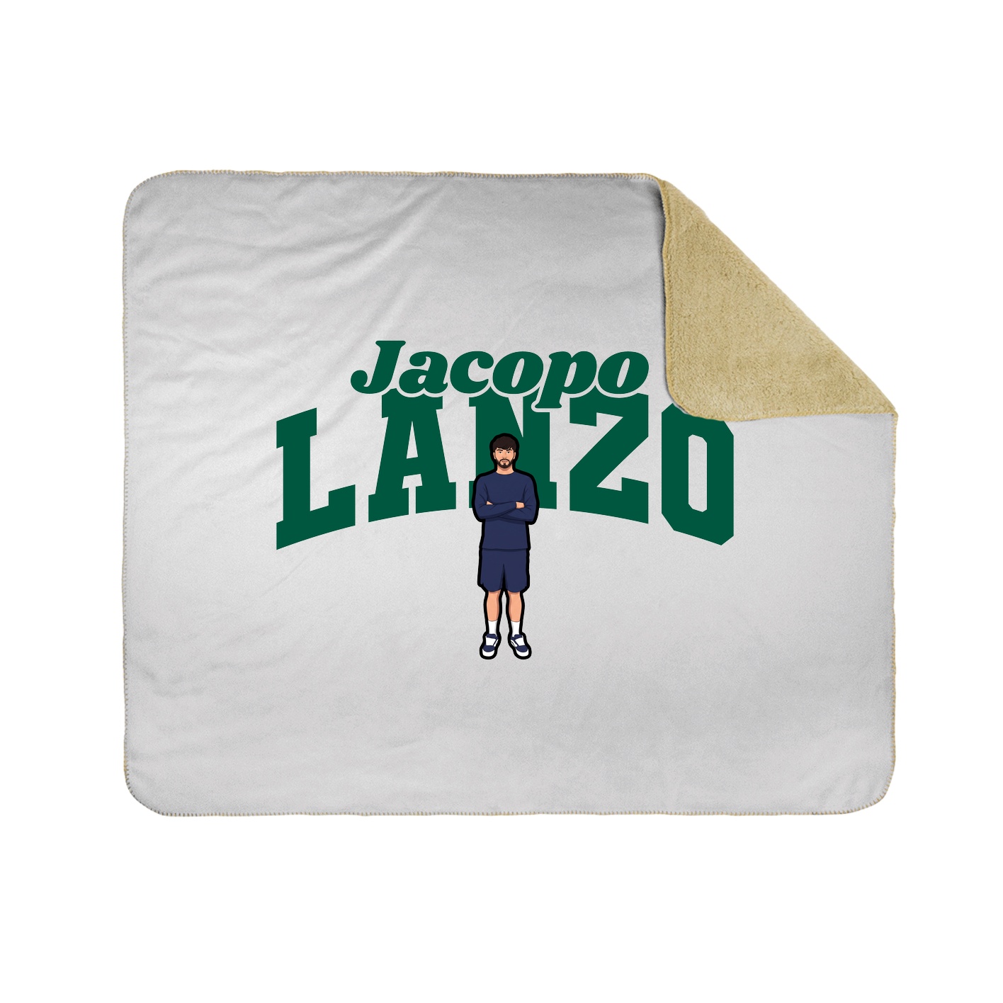 Throw Blanket — Signature Arch in White