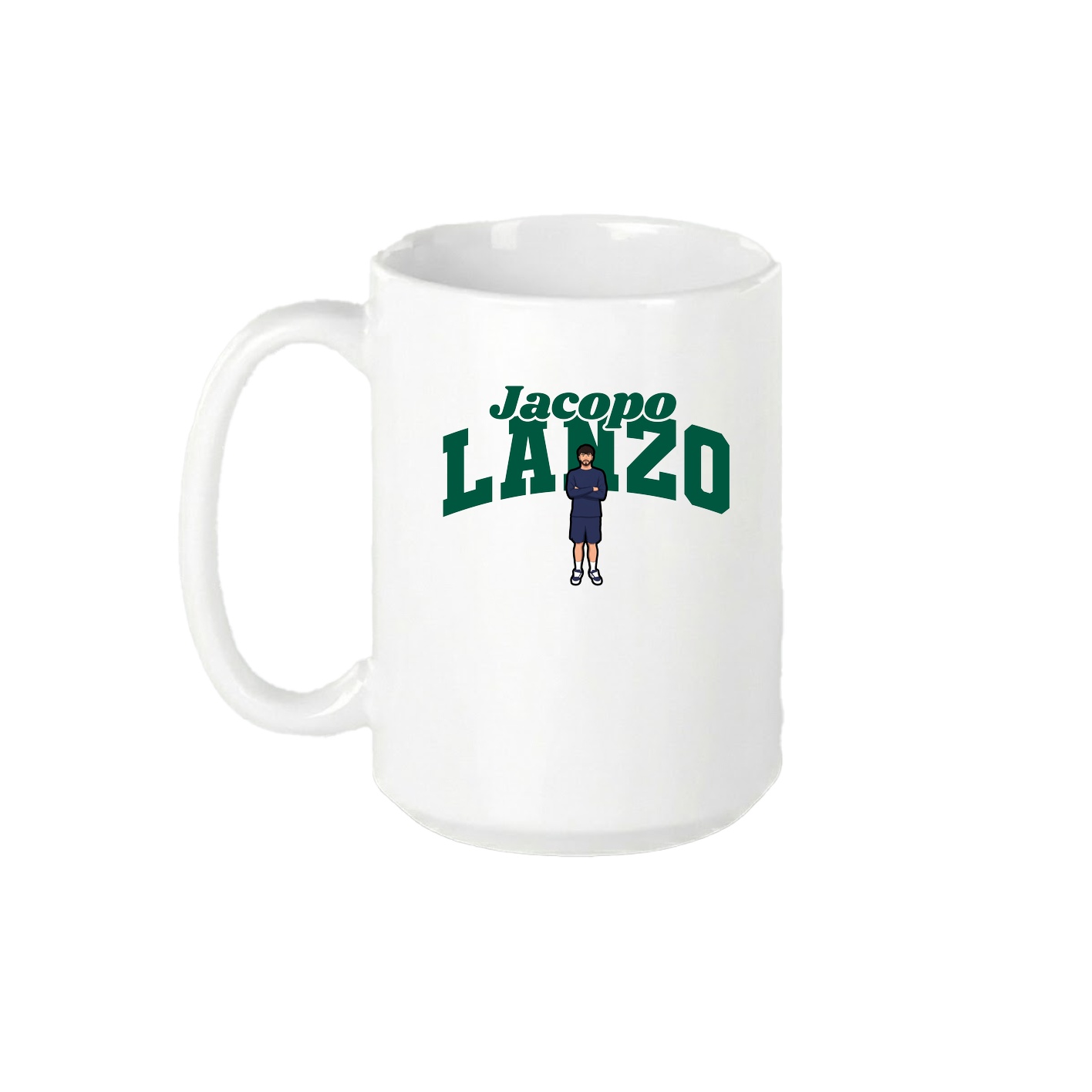 15oz Coffee Mug — Signature Arch in White