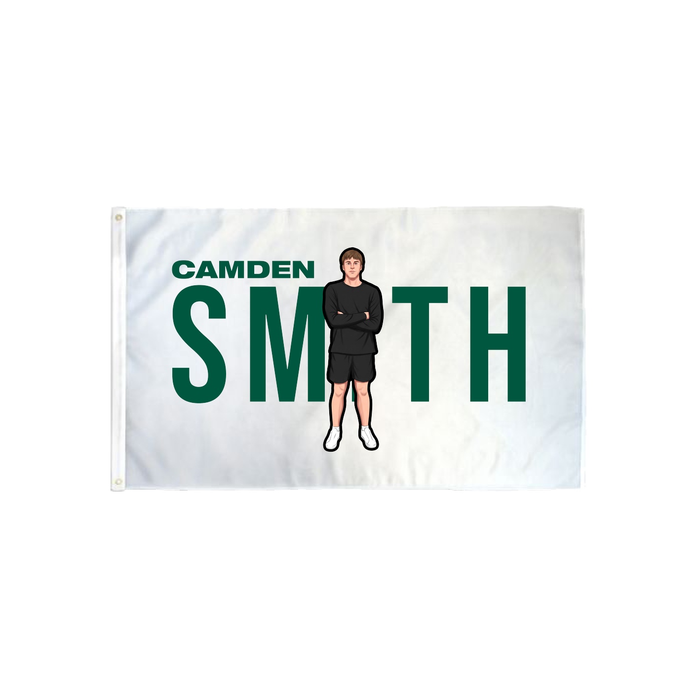 3x5 Flag — Player Name in Classic