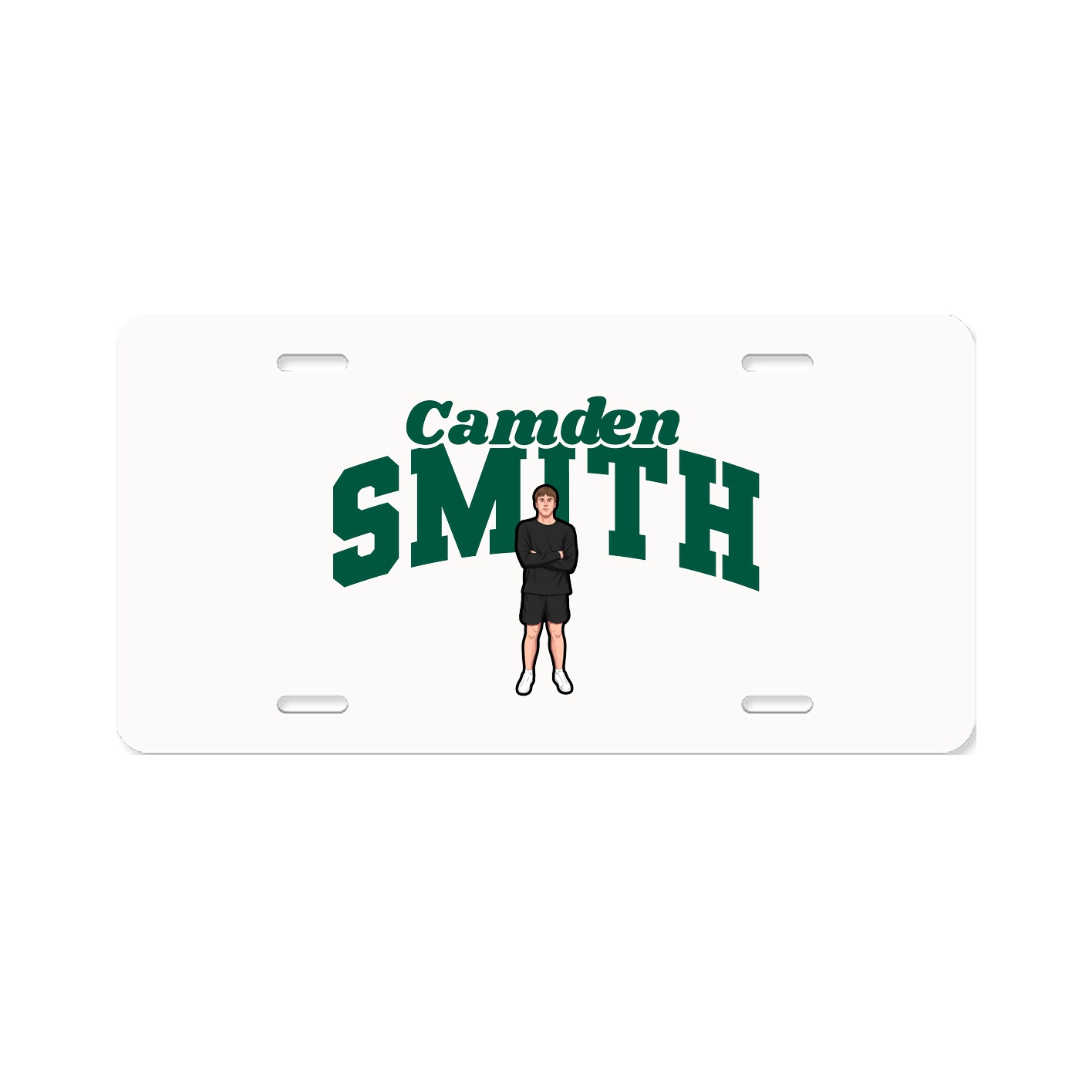 License Plate — Signature Arch in Classic