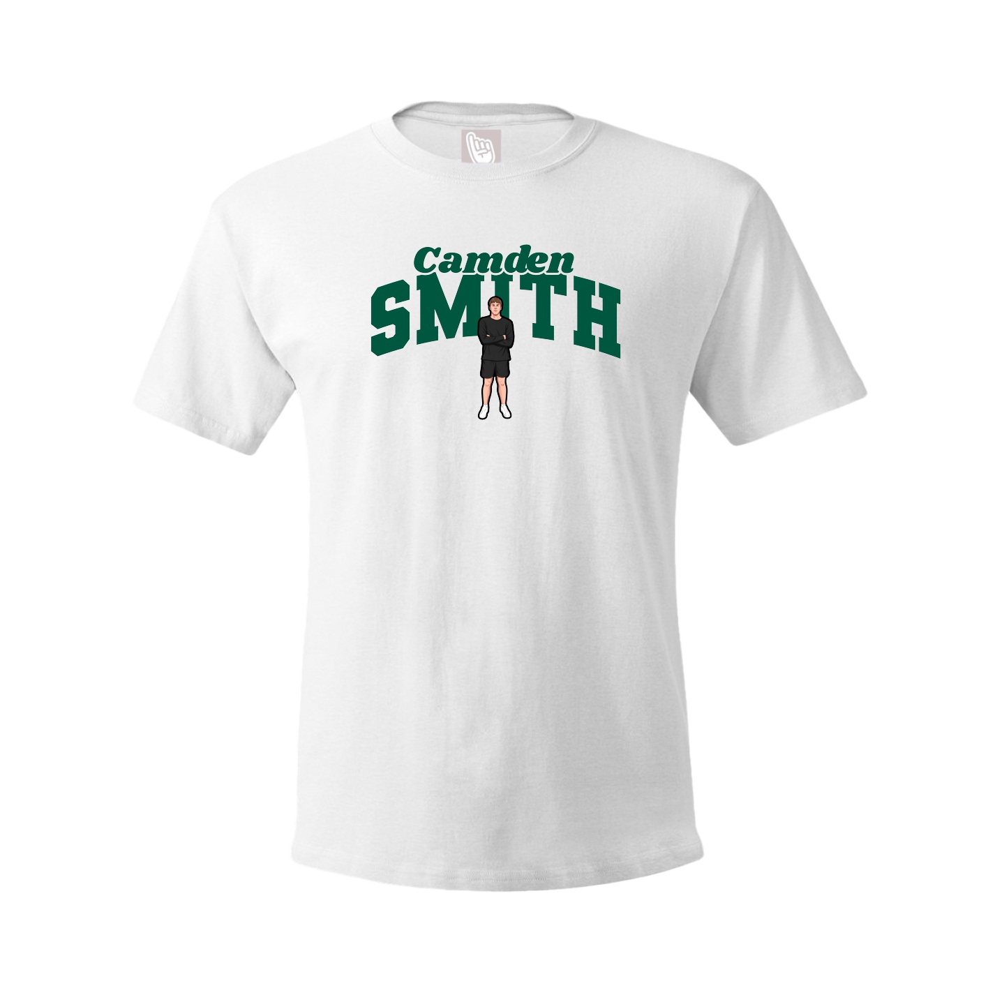 Youth Tee — Signature Arch in White