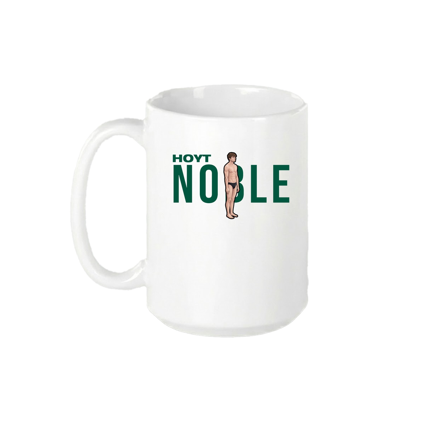 15oz Coffee Mug — Player Name in White
