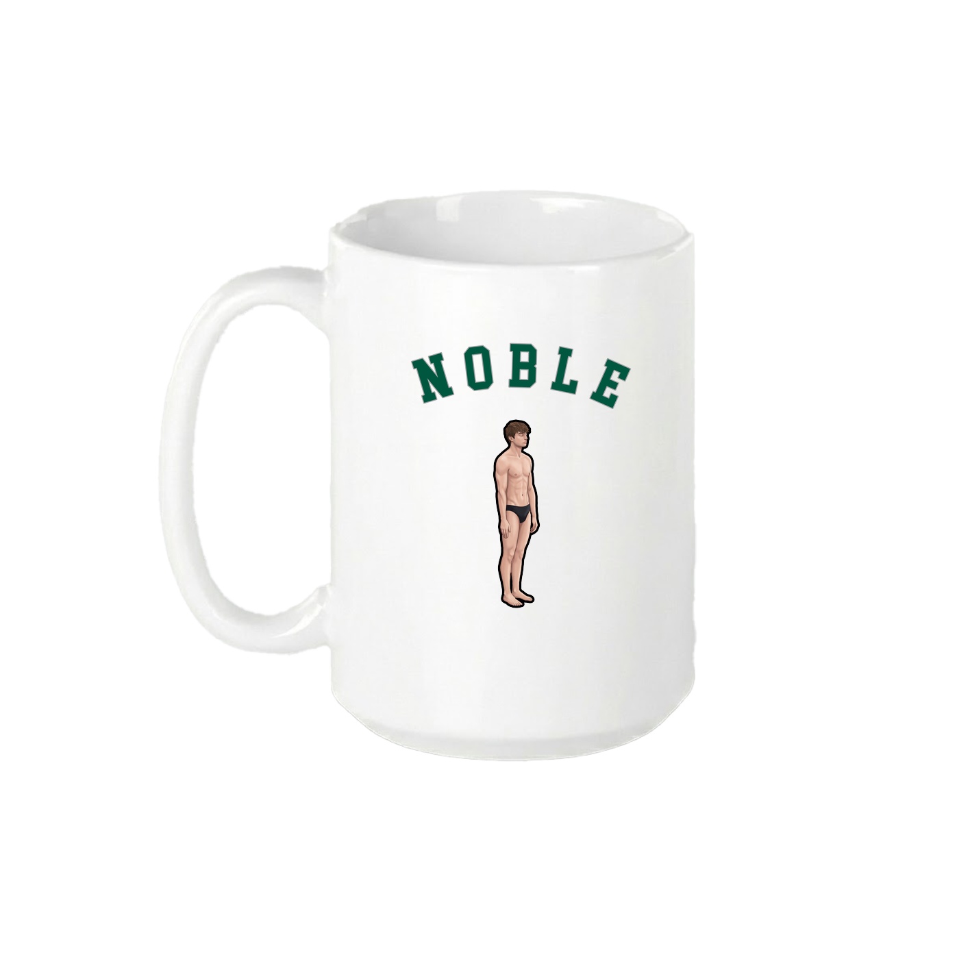 15oz Coffee Mug — Shirsey Arch in White