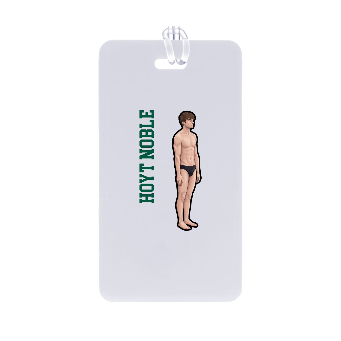 Bag Tag — Name Vertical in Classic