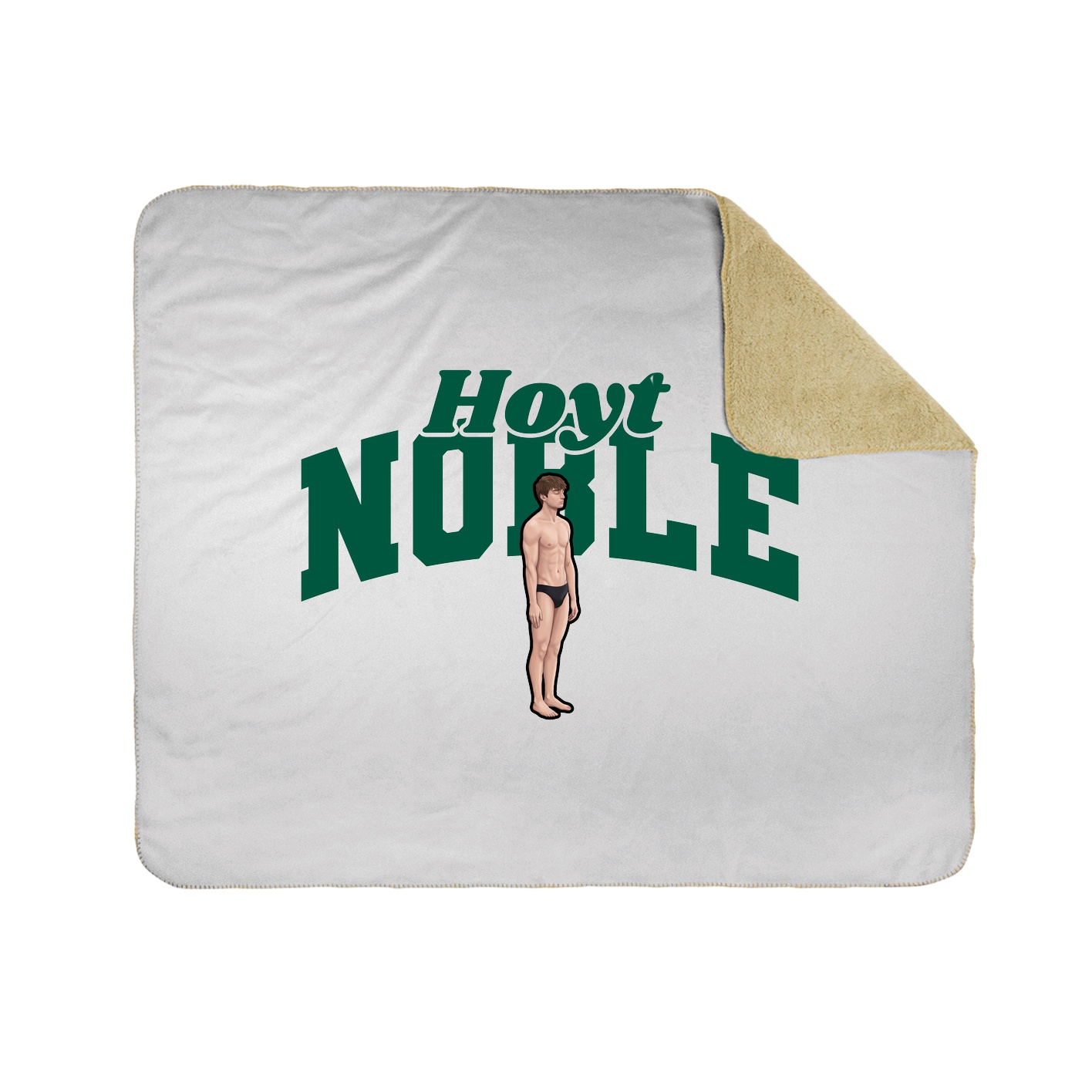 Throw Blanket — Signature Arch in White